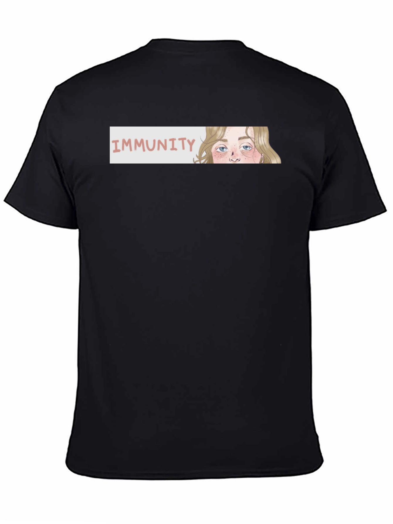 Immunity Graphic T-Shirt - Stylish Black Tee