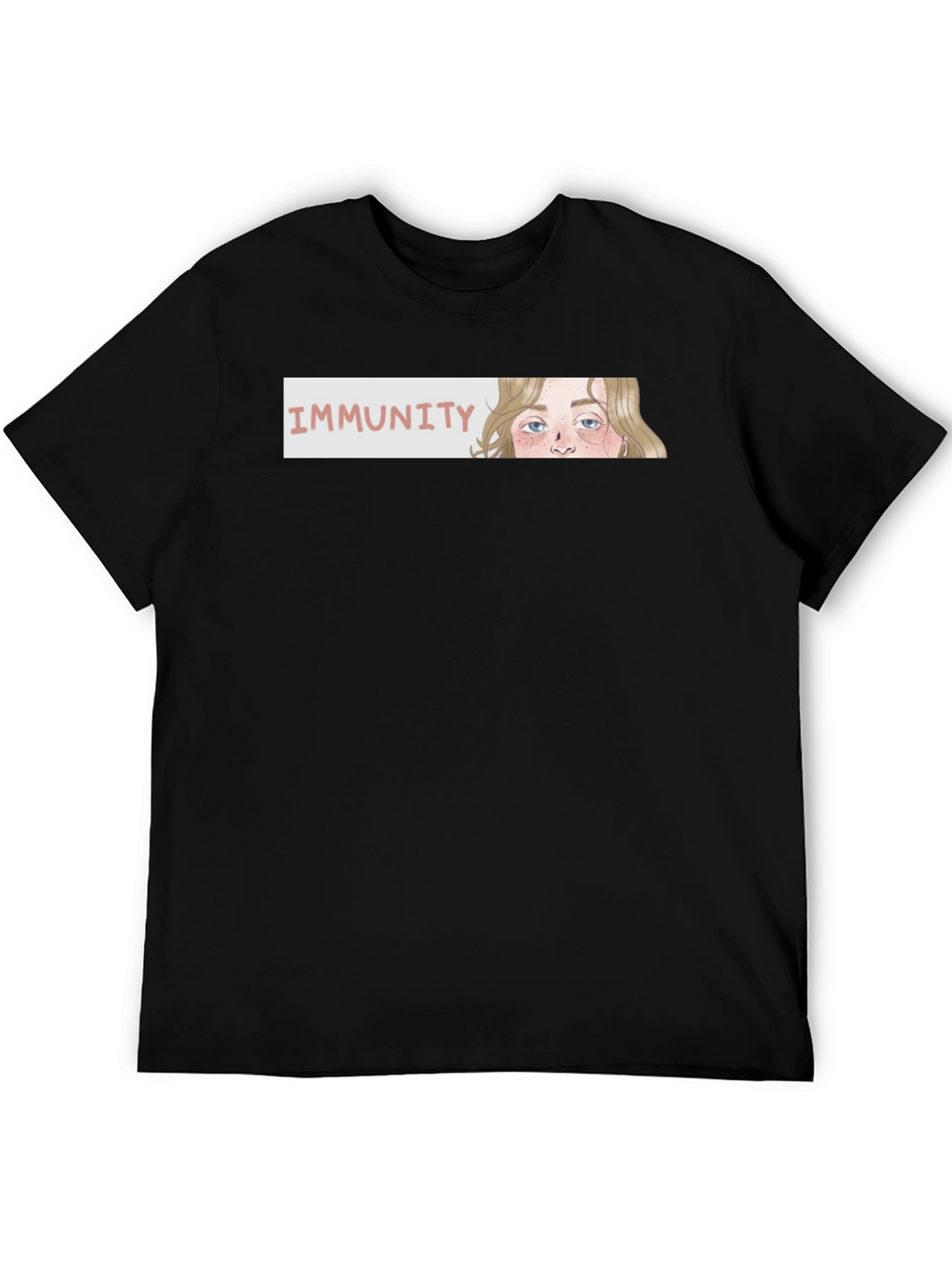 Immunity Graphic T-Shirt - Stylish Black Tee