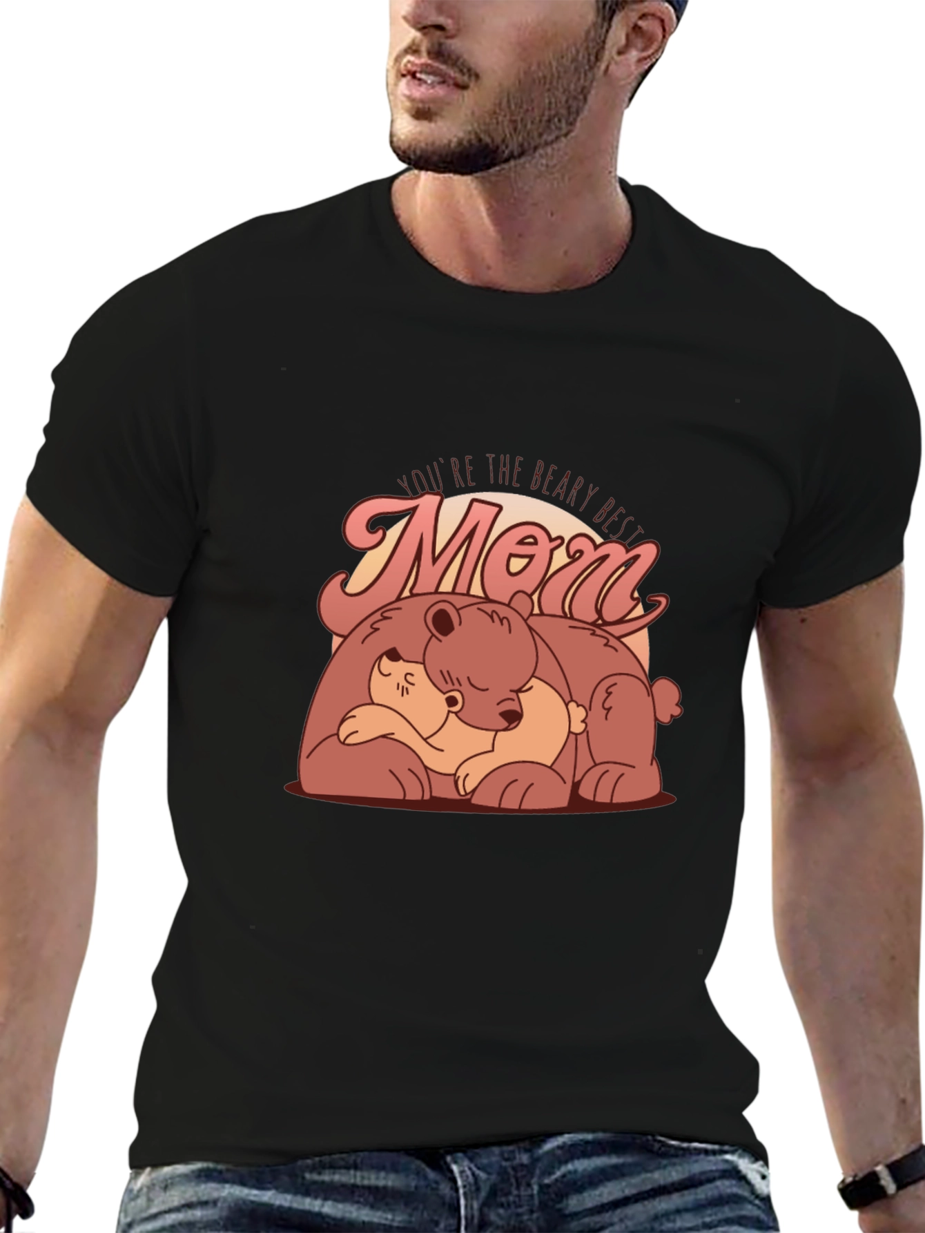 Beary Best Mom T-Shirt Cute Mothers Day Tee