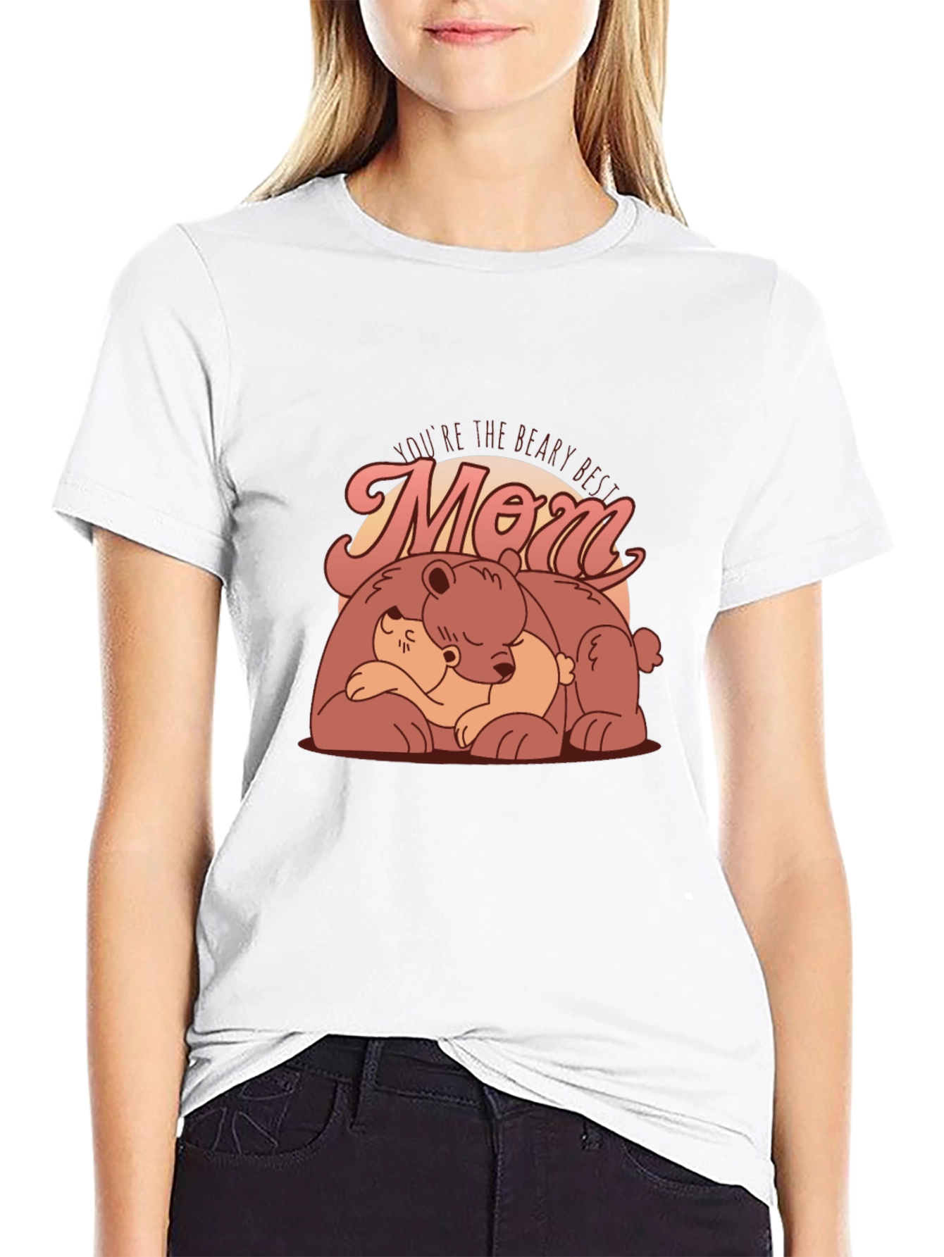 Beary Best Mom T-Shirt Cute Mothers Day Tee