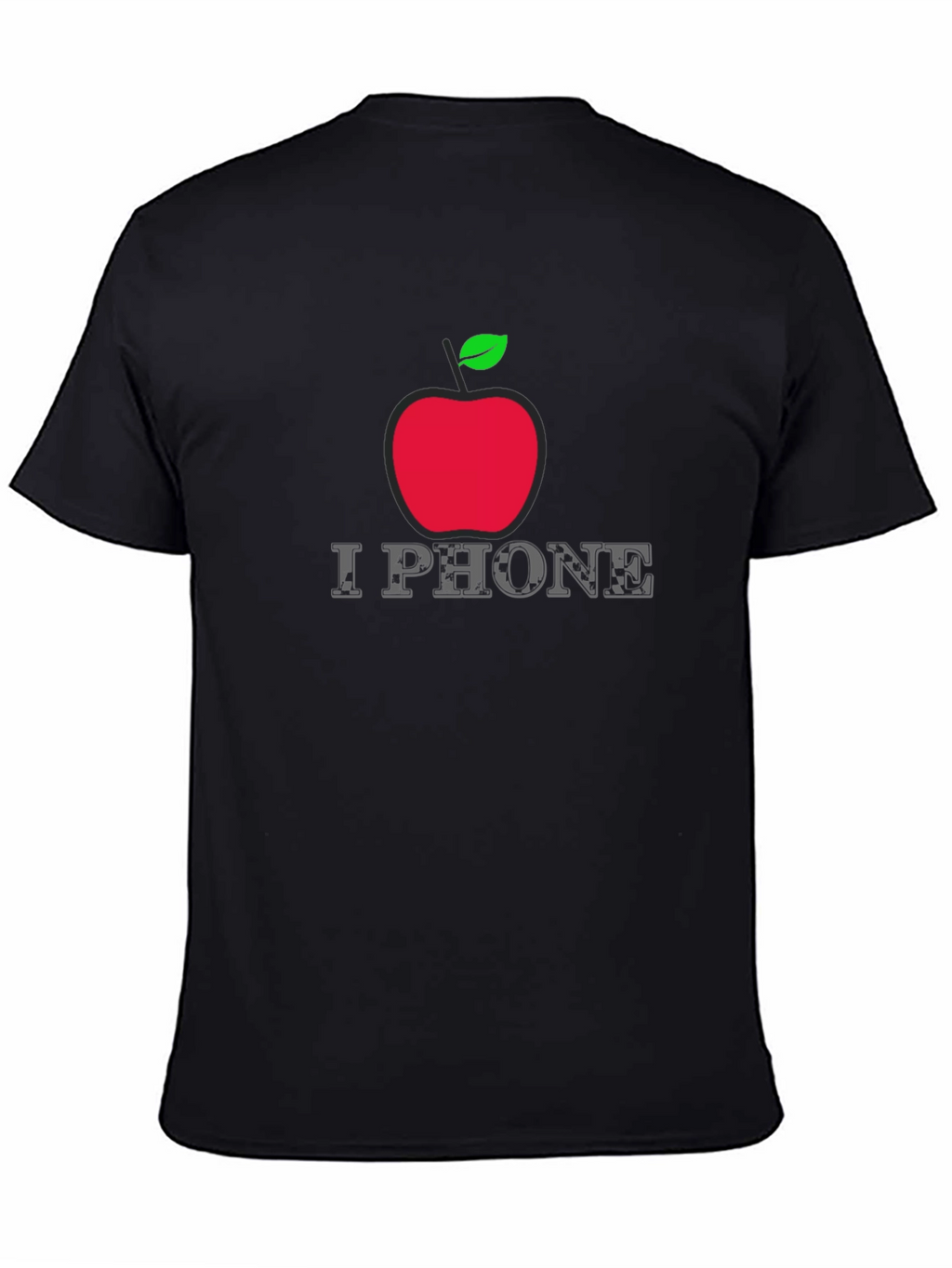 I Phone Apple Logo Graphic T-Shirt