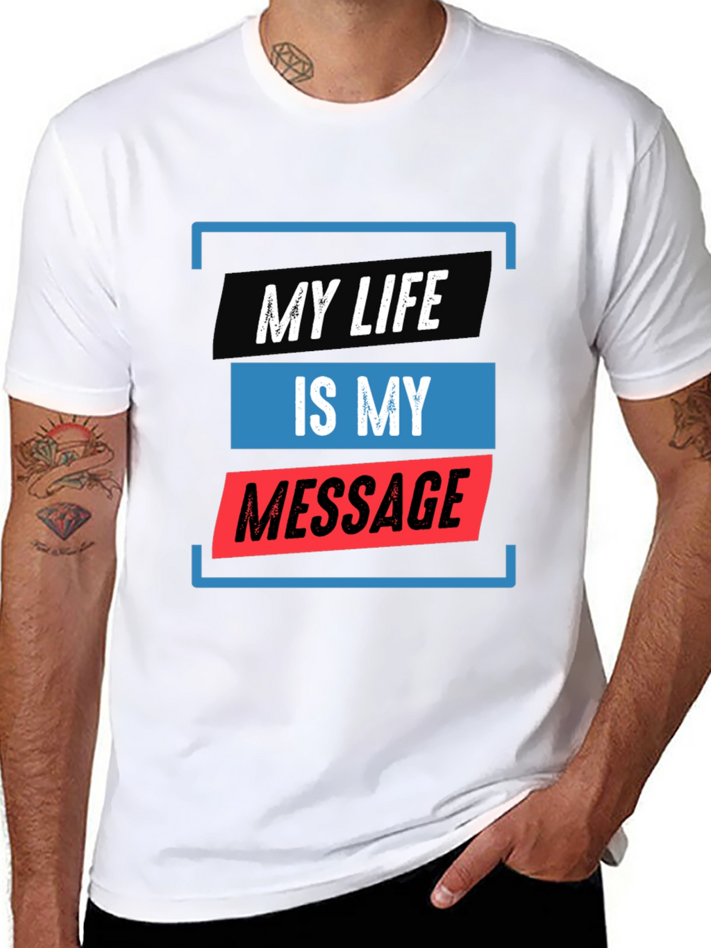 My Life Is My Message Graphic Tee