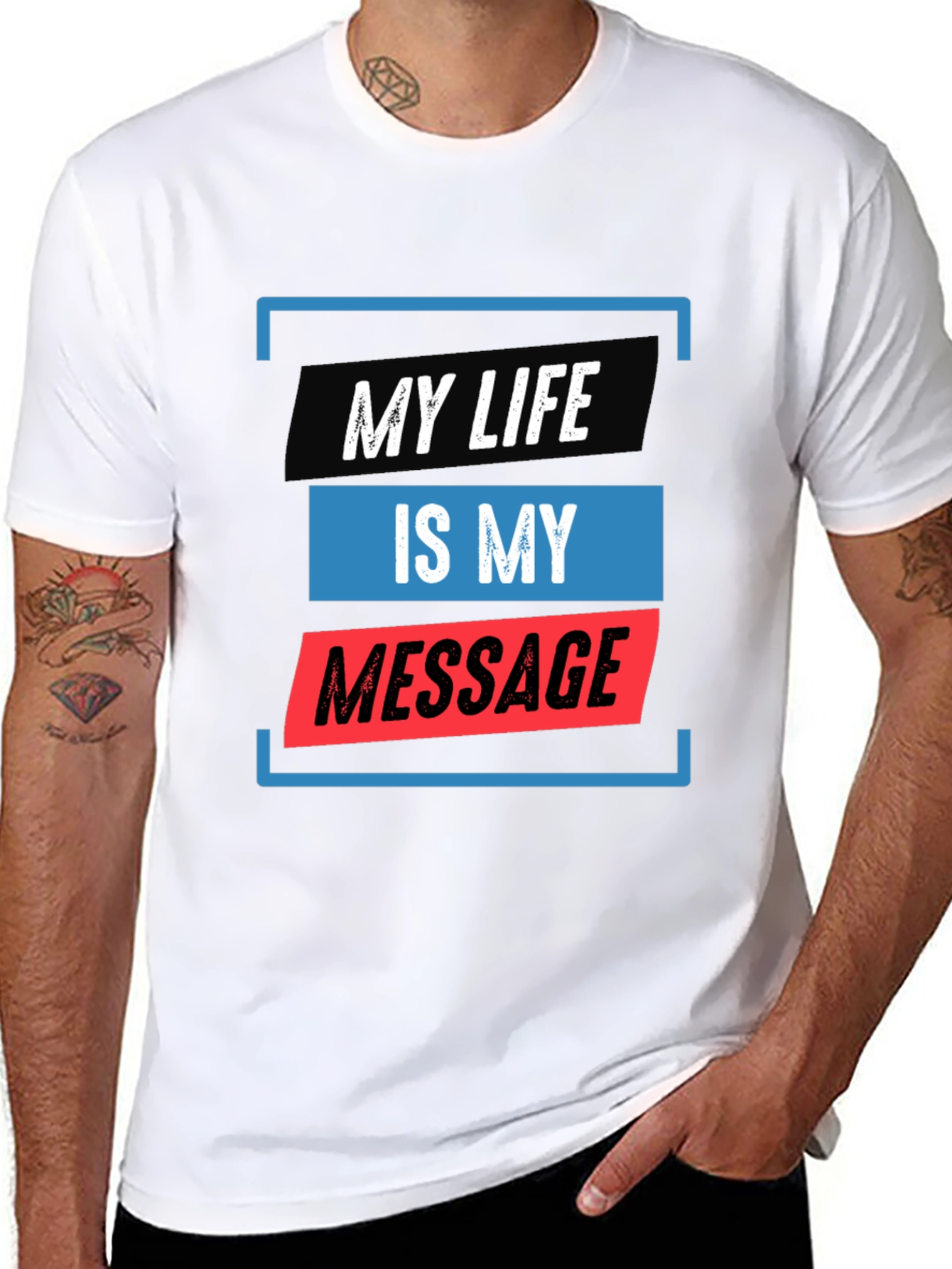 My Life Is My Message Graphic Tee