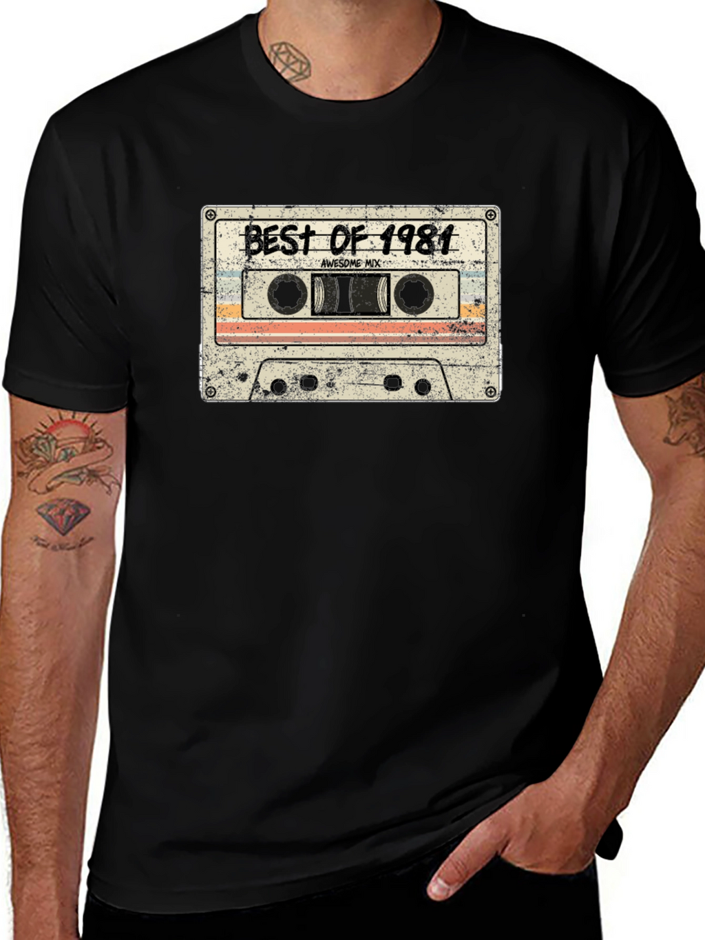Best of 1981 Cassette Tape Graphic T-Shirt