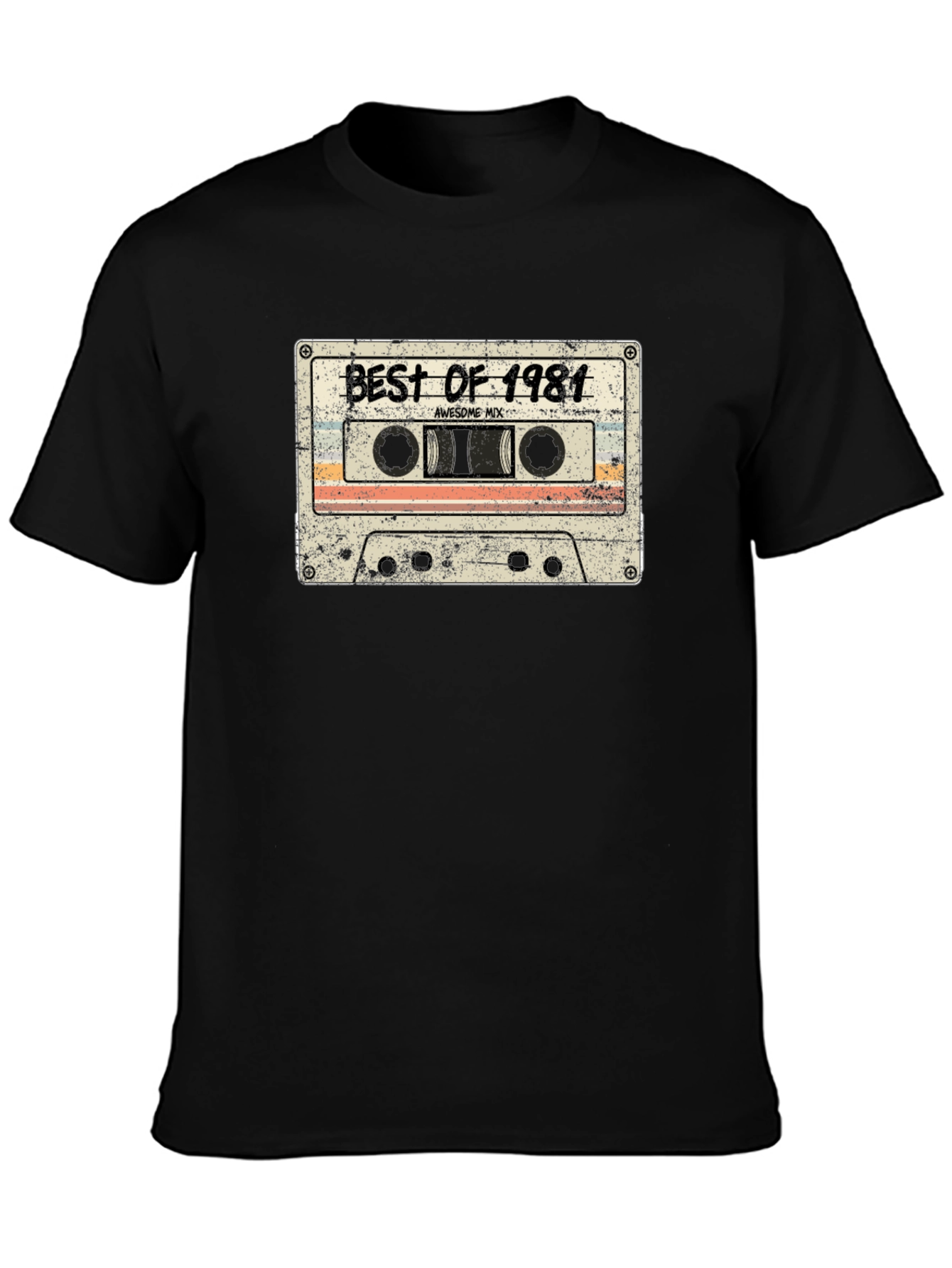 Best of 1981 Cassette Tape Graphic T-Shirt