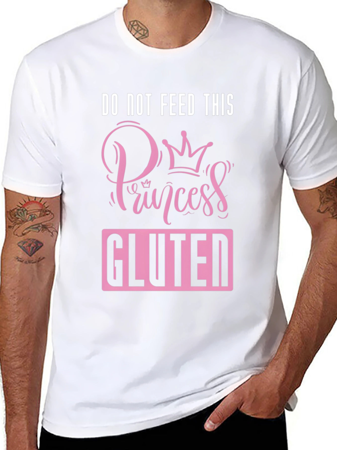 Do Not Feed This Princess Gluten Funny T-Shirt