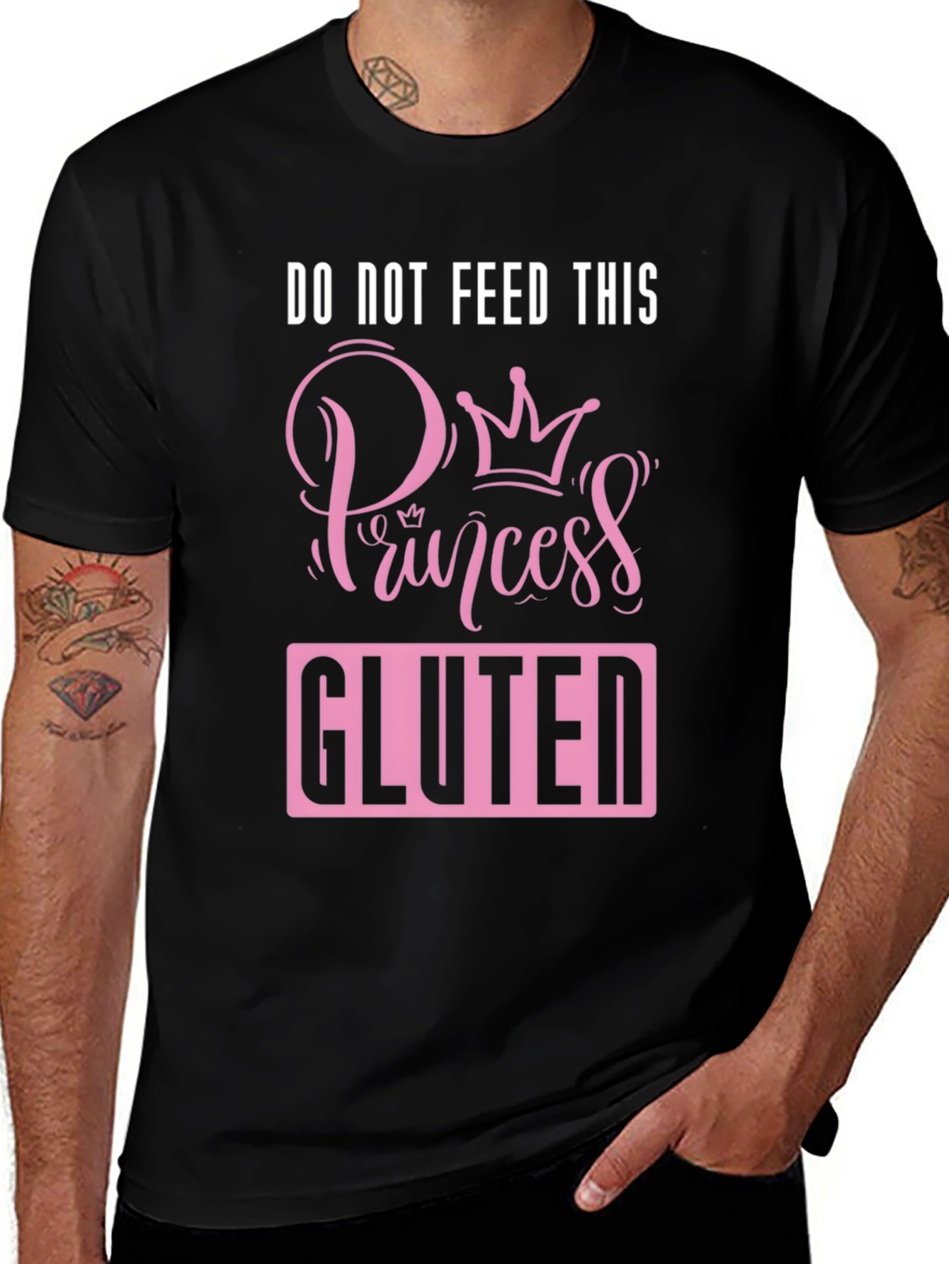 Do Not Feed This Princess Gluten Funny T-Shirt