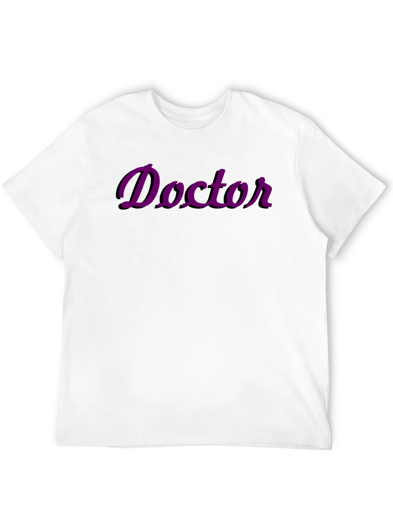 Doctor T-Shirt - Stylish Purple Graphic Tee