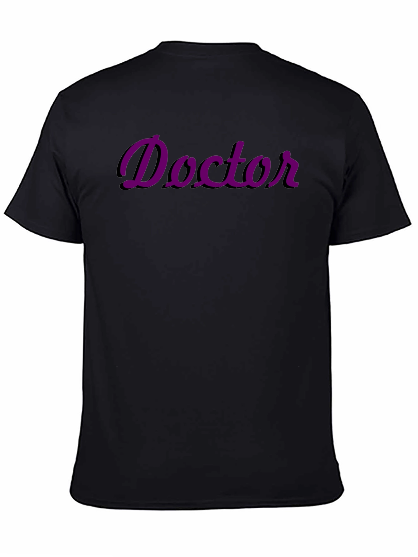Doctor T-Shirt - Stylish Purple Graphic Tee