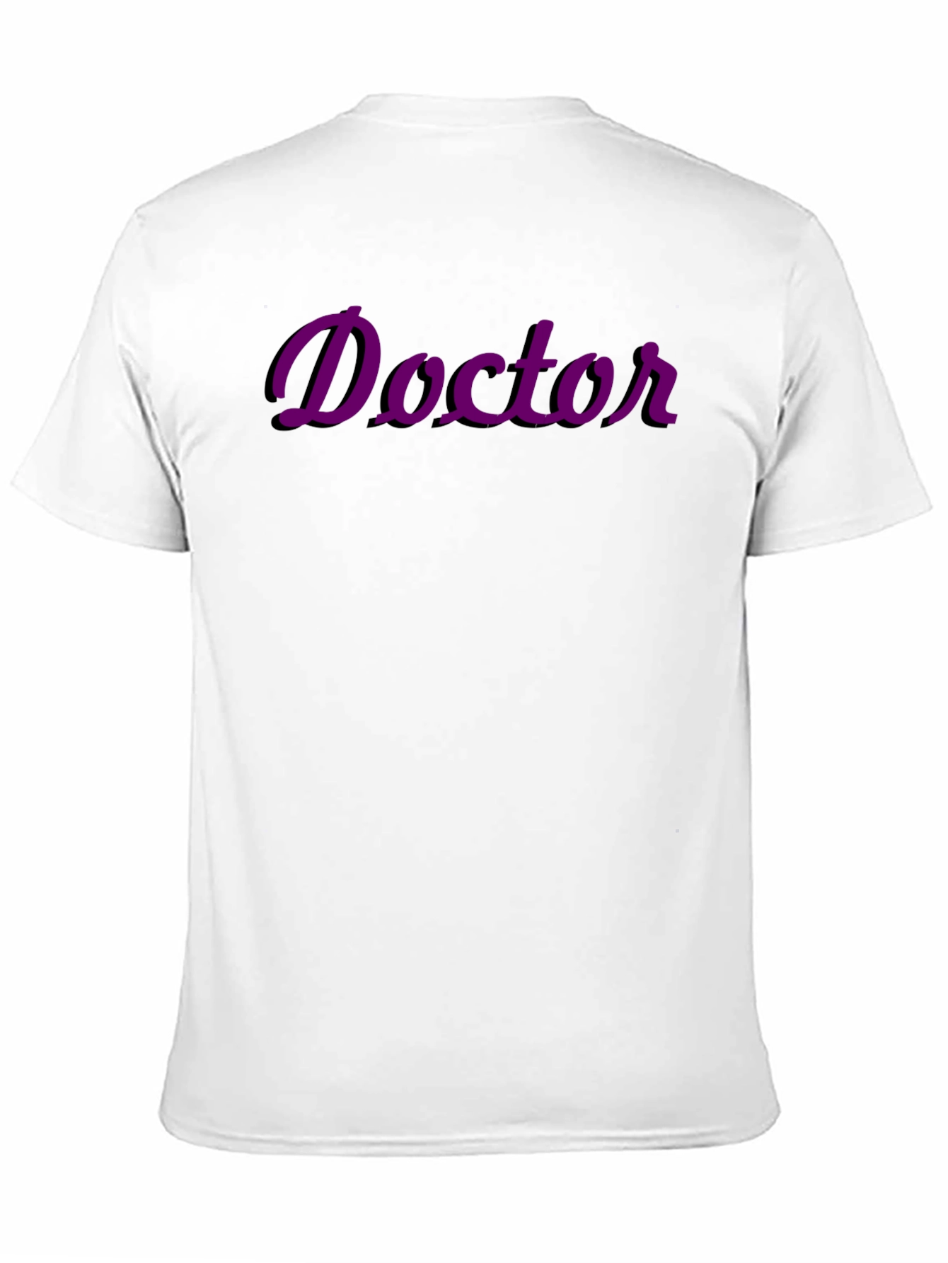 Doctor T-Shirt - Stylish Purple Graphic Tee