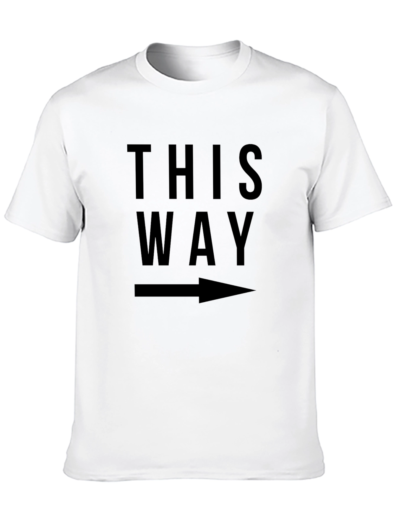 This Way Graphic Tee - Arrow Design