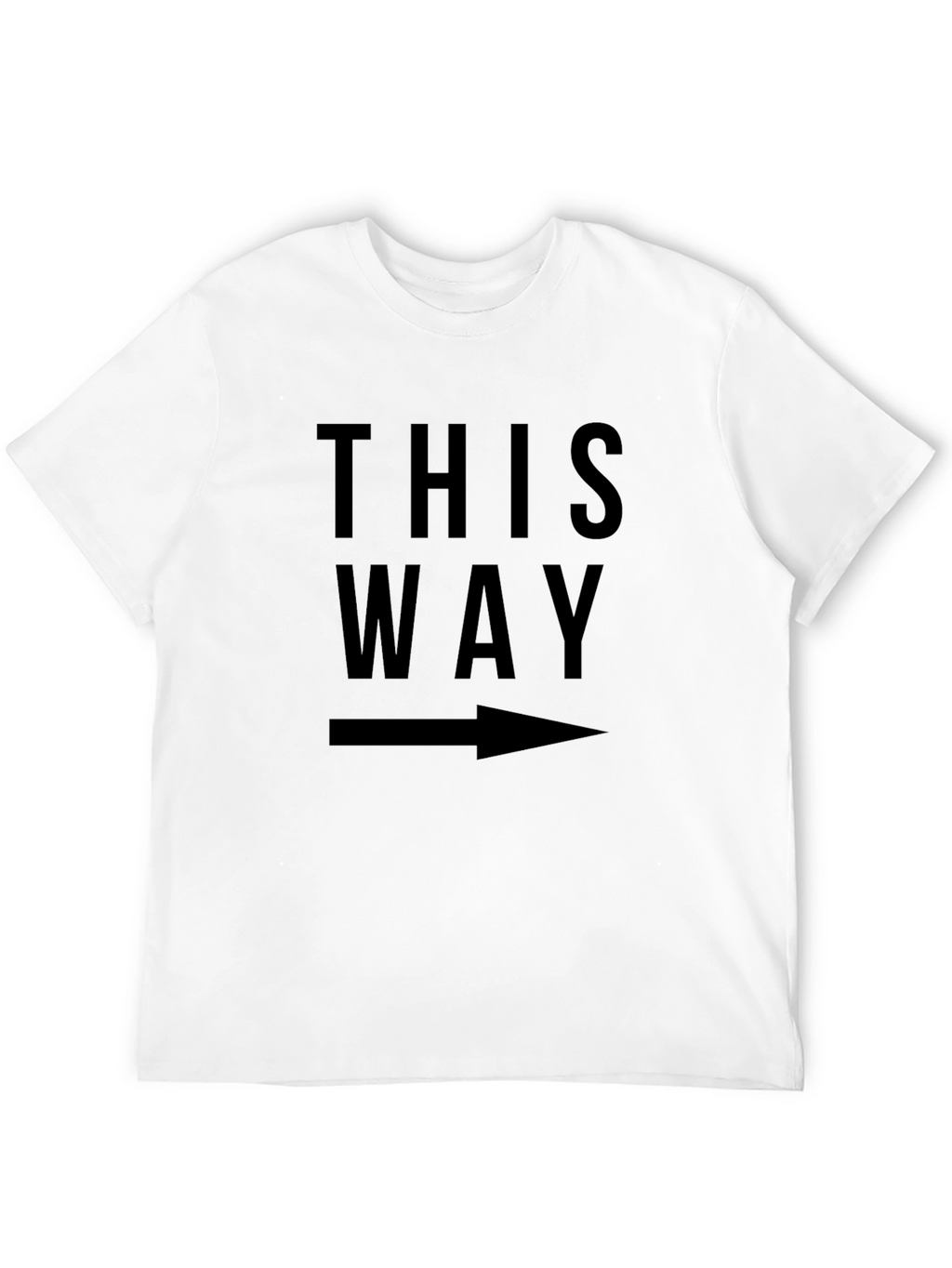 This Way Graphic Tee - Arrow Design
