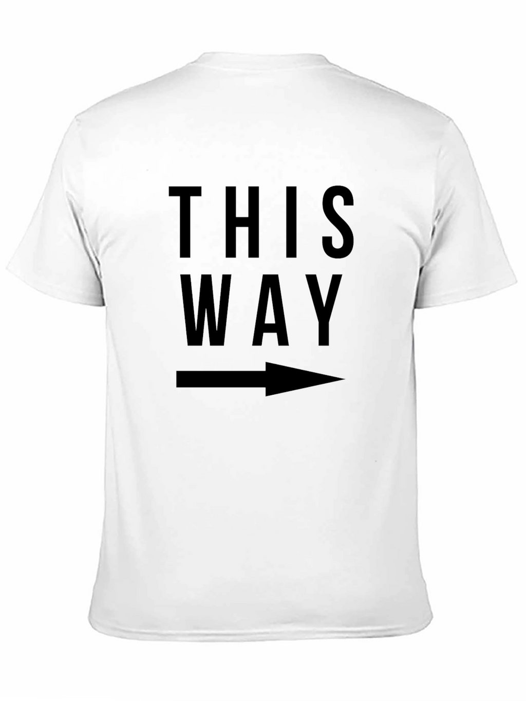 This Way Graphic Tee - Arrow Design