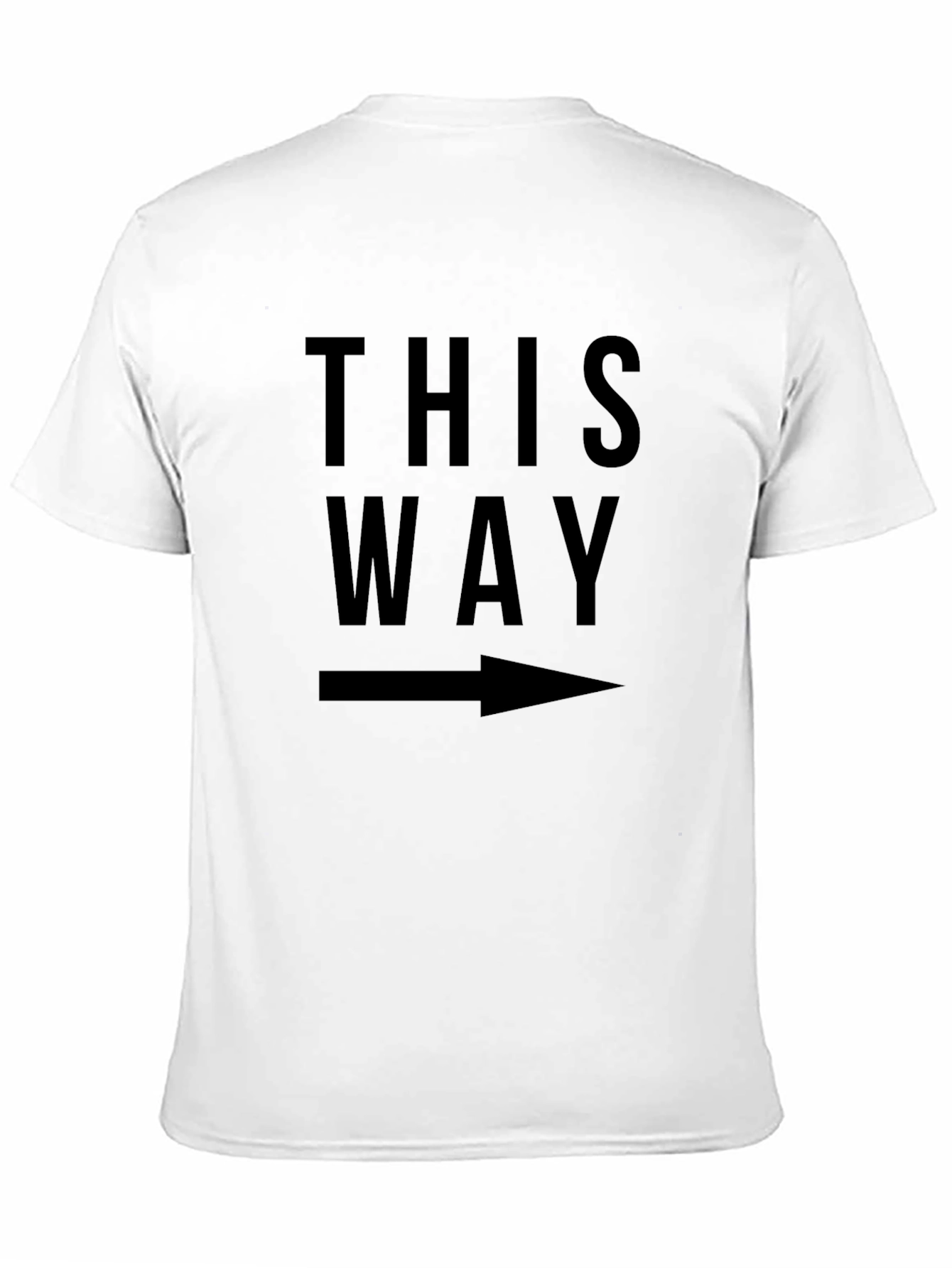 This Way Graphic Tee - Arrow Design