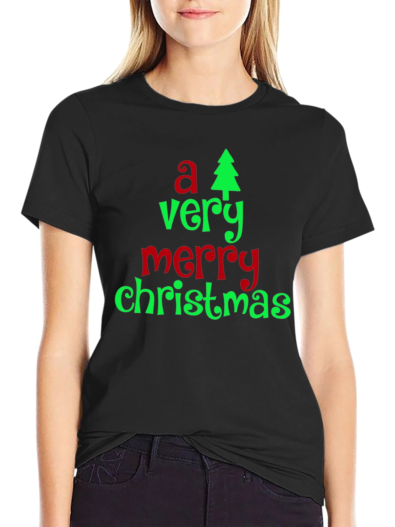 A Very Merry Christmas T-Shirt - Holiday Festive Tee