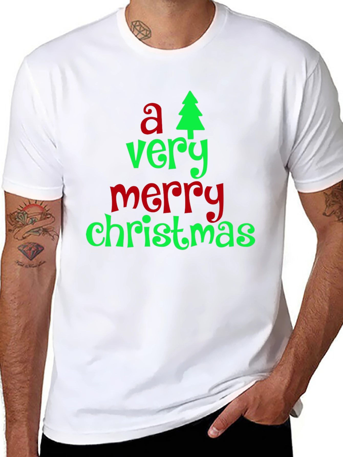 A Very Merry Christmas T-Shirt - Holiday Festive Tee