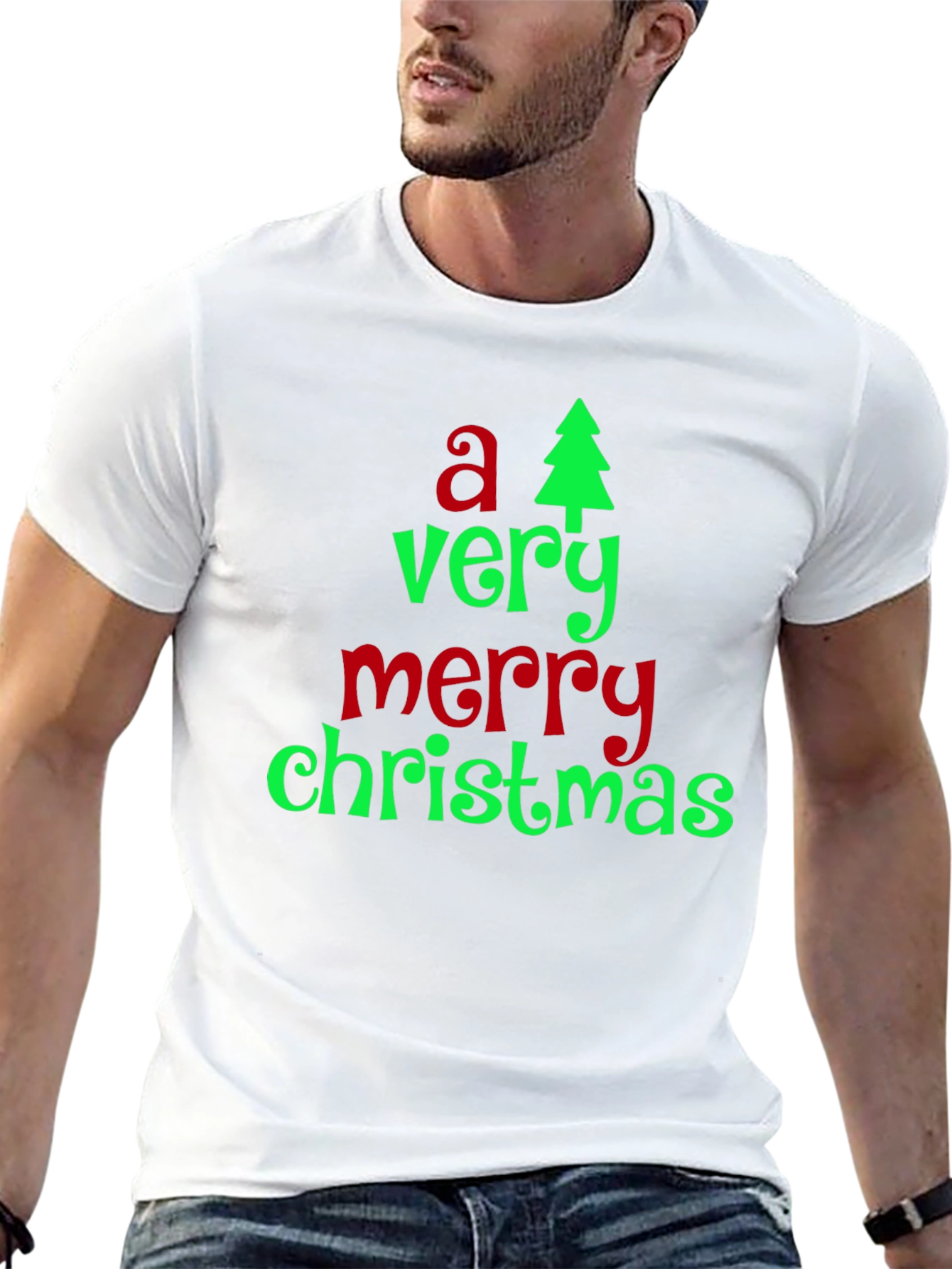 A Very Merry Christmas T-Shirt - Holiday Festive Tee