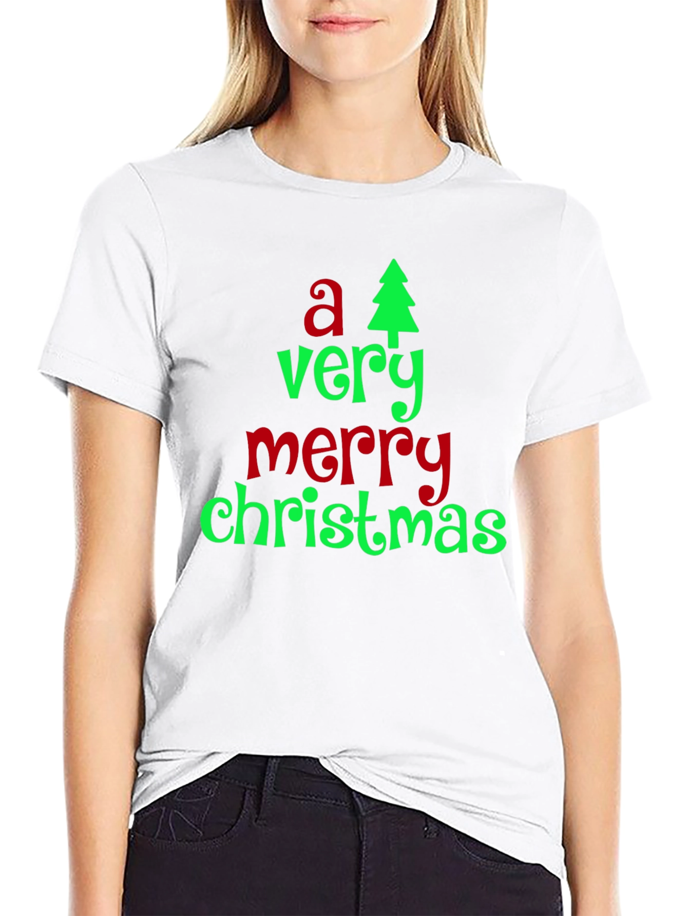 A Very Merry Christmas T-Shirt - Holiday Festive Tee