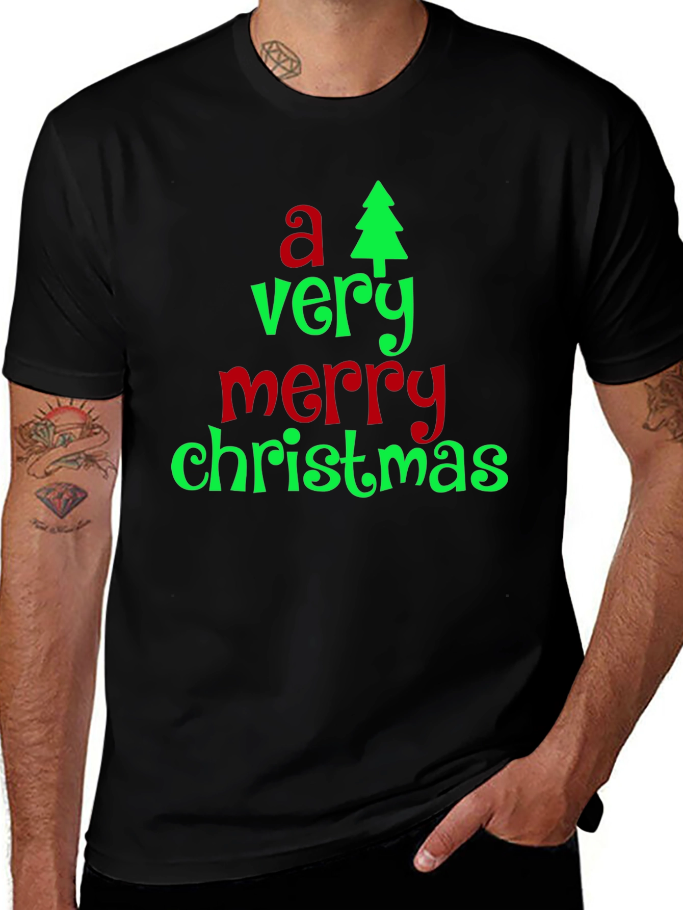 A Very Merry Christmas T-Shirt - Holiday Festive Tee