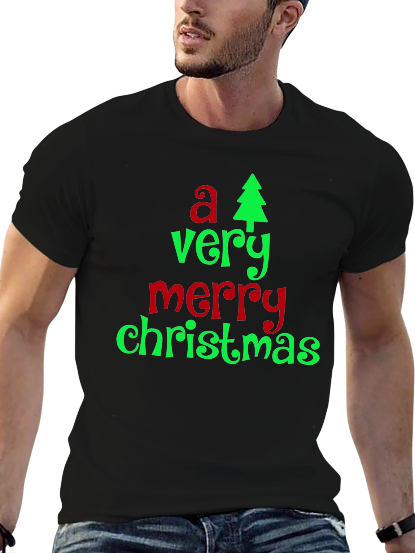A Very Merry Christmas T-Shirt - Holiday Festive Tee