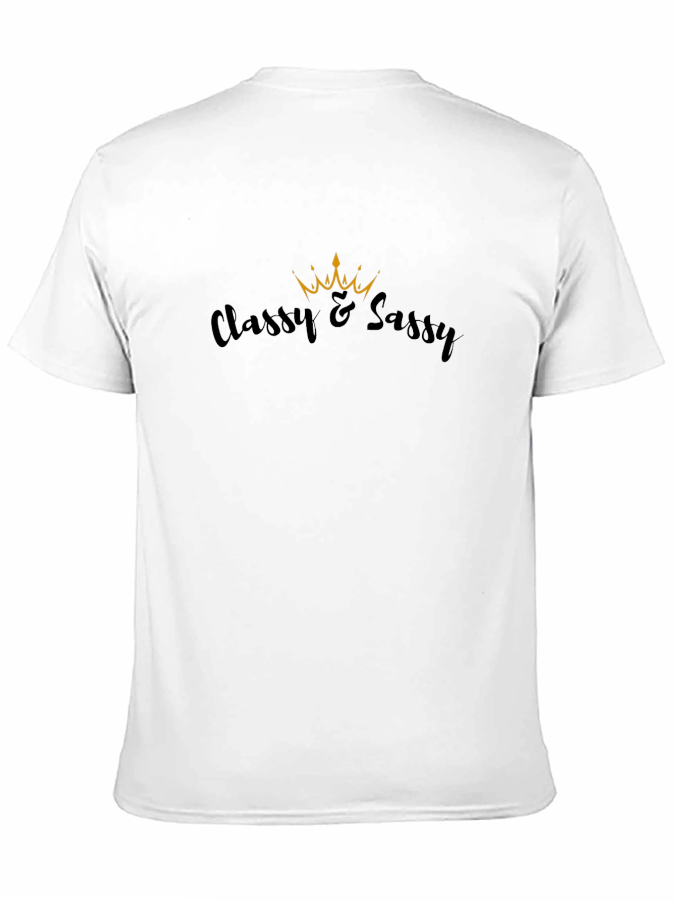 Classy & Sassy Black T-Shirt - Stylish Graphic Tee