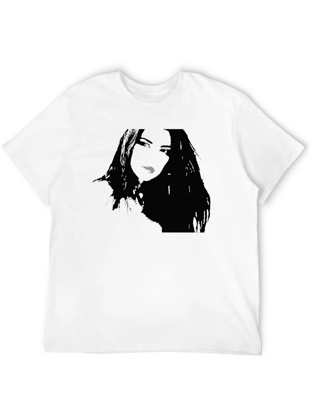 Silhouette Graphic Black Tee