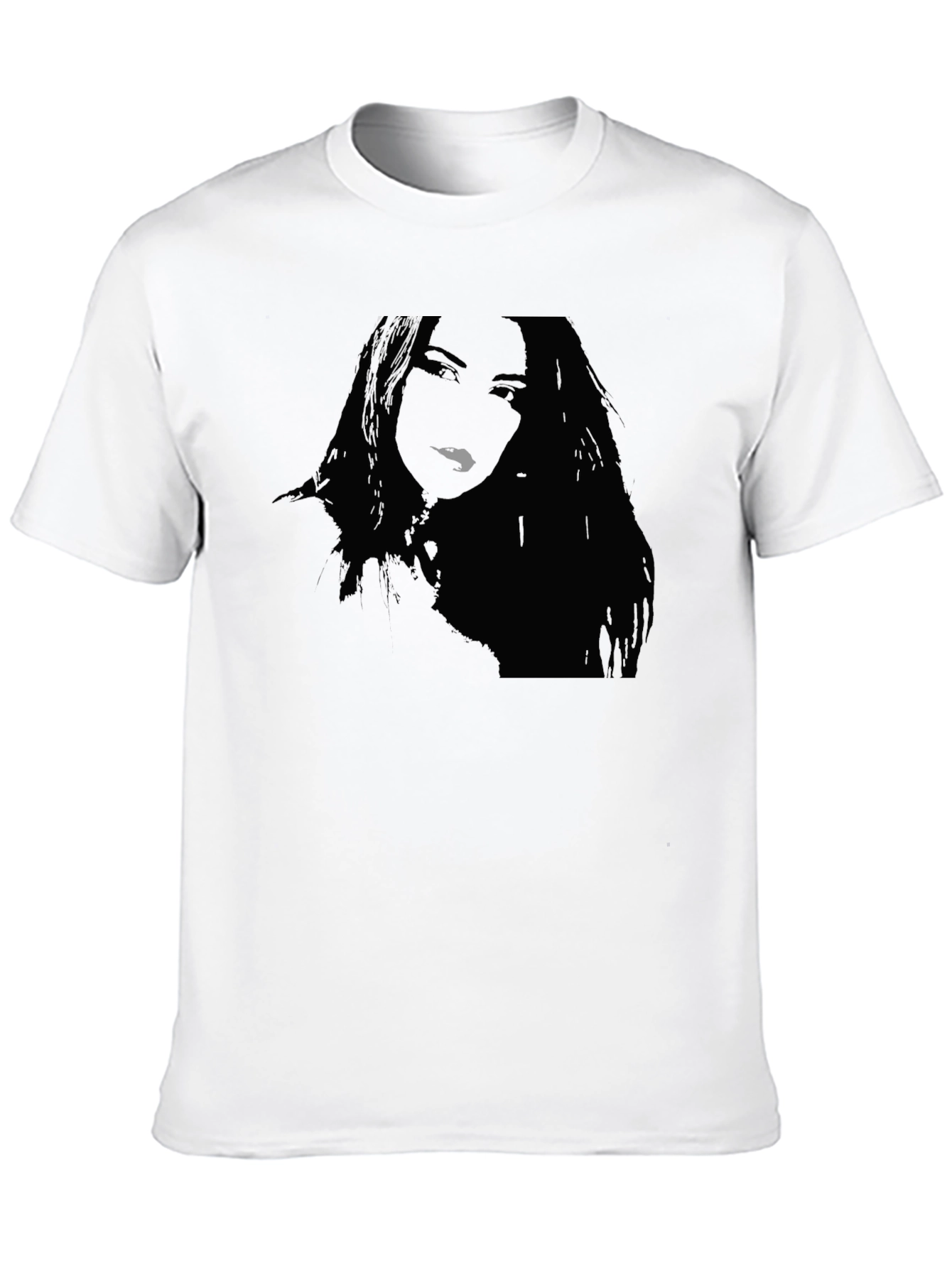 Silhouette Graphic Black Tee