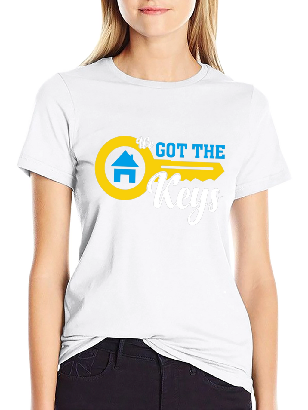 We Got The Keys Black Graphic Tee