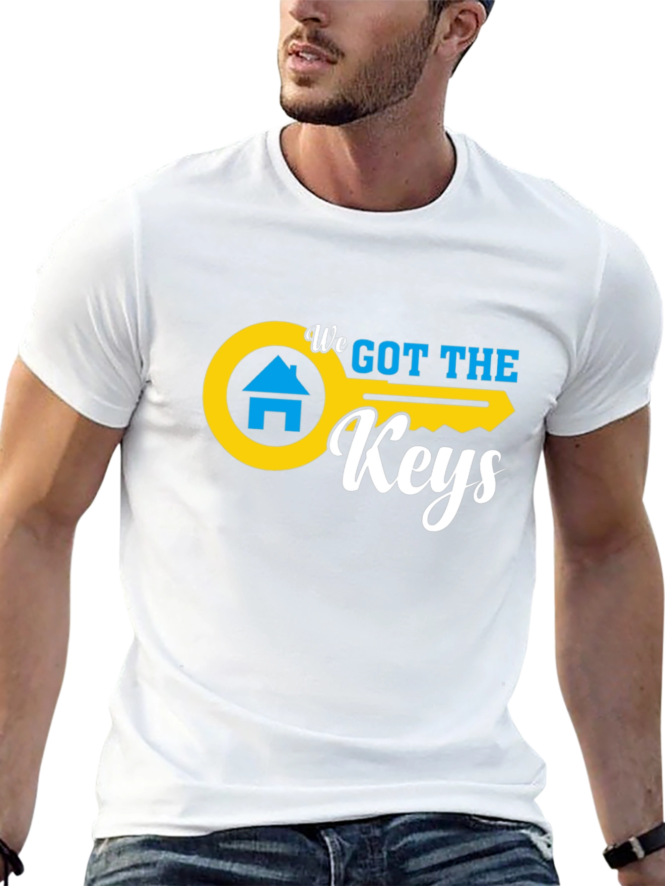 We Got The Keys Black Graphic Tee