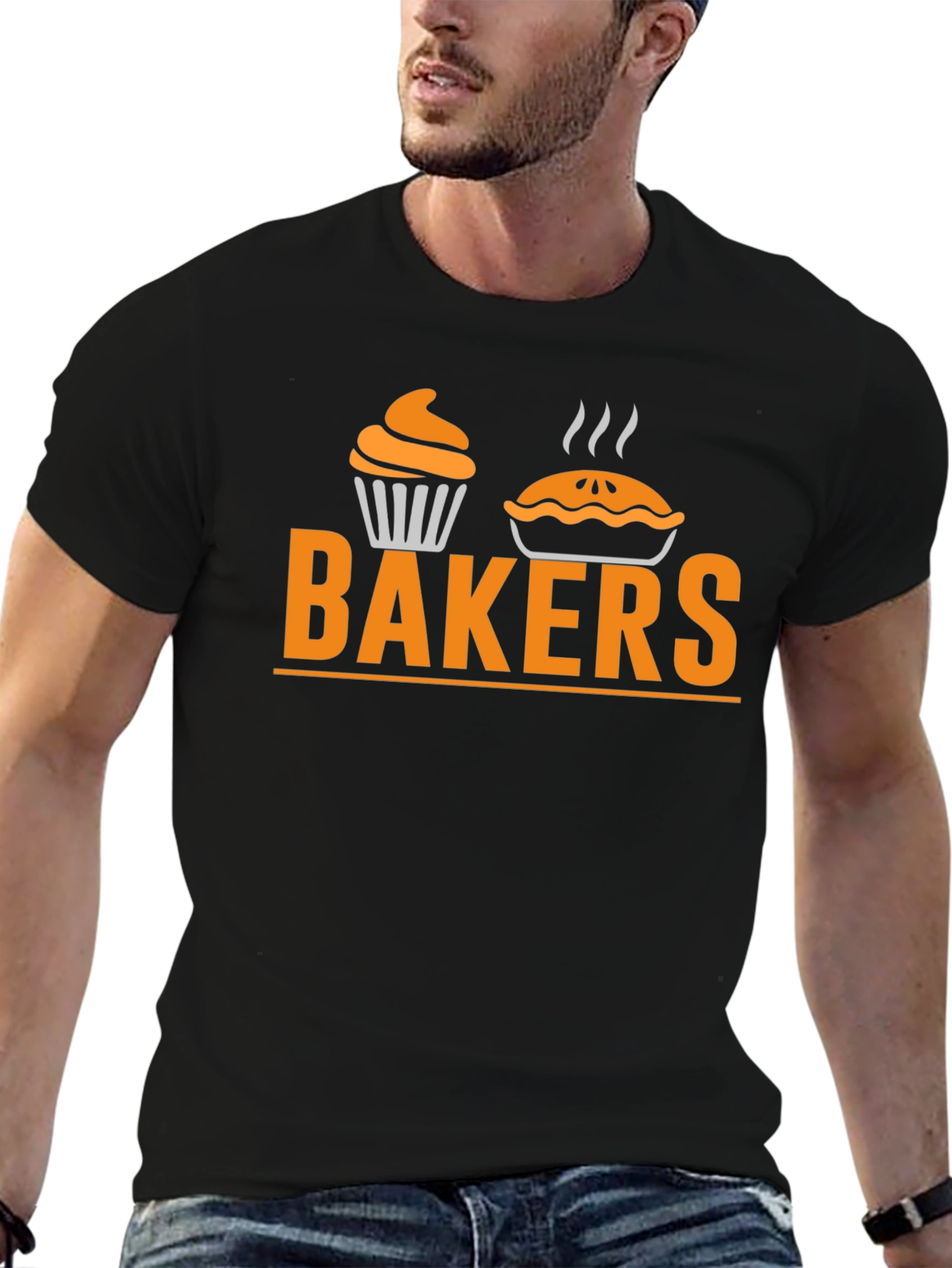 Bakers Graphic T-Shirt - Cupcake & Pie Design