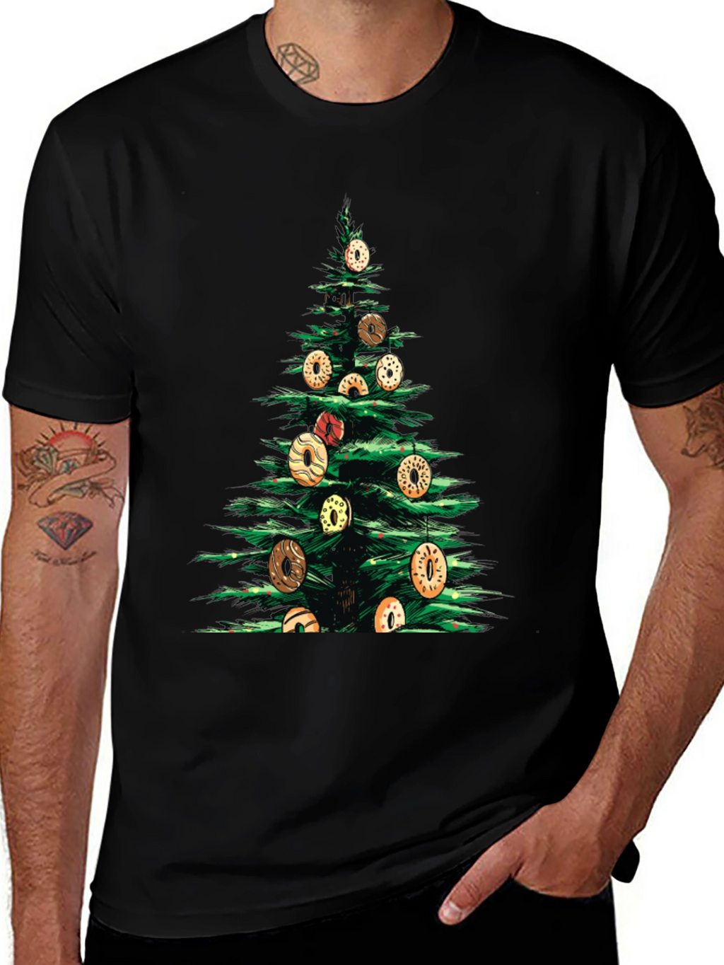 Donut Christmas Tree T-Shirt