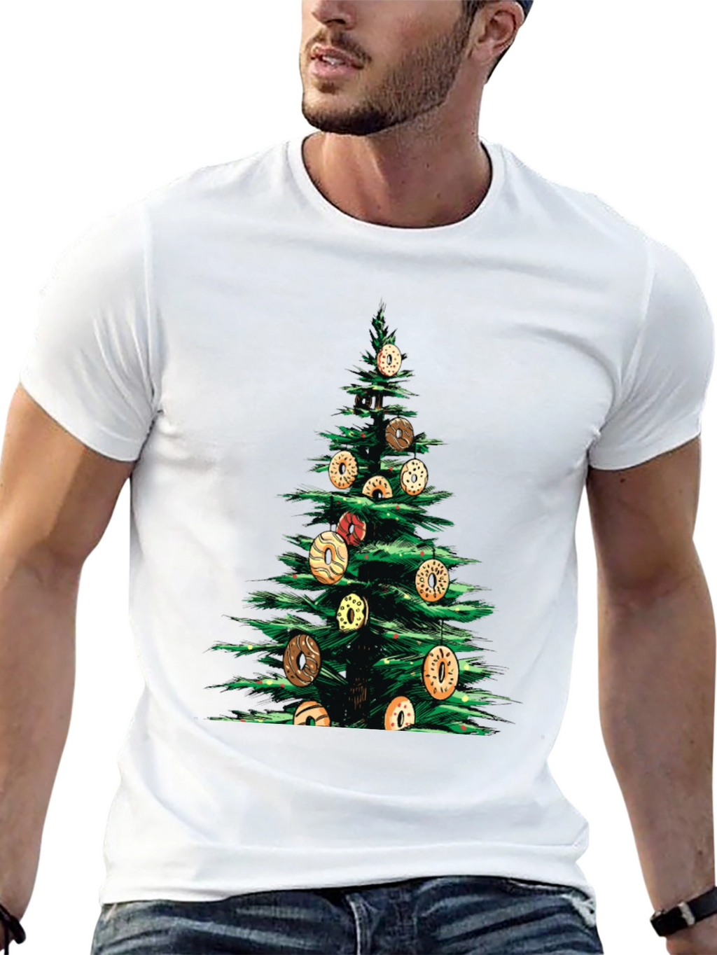 Donut Christmas Tree T-Shirt