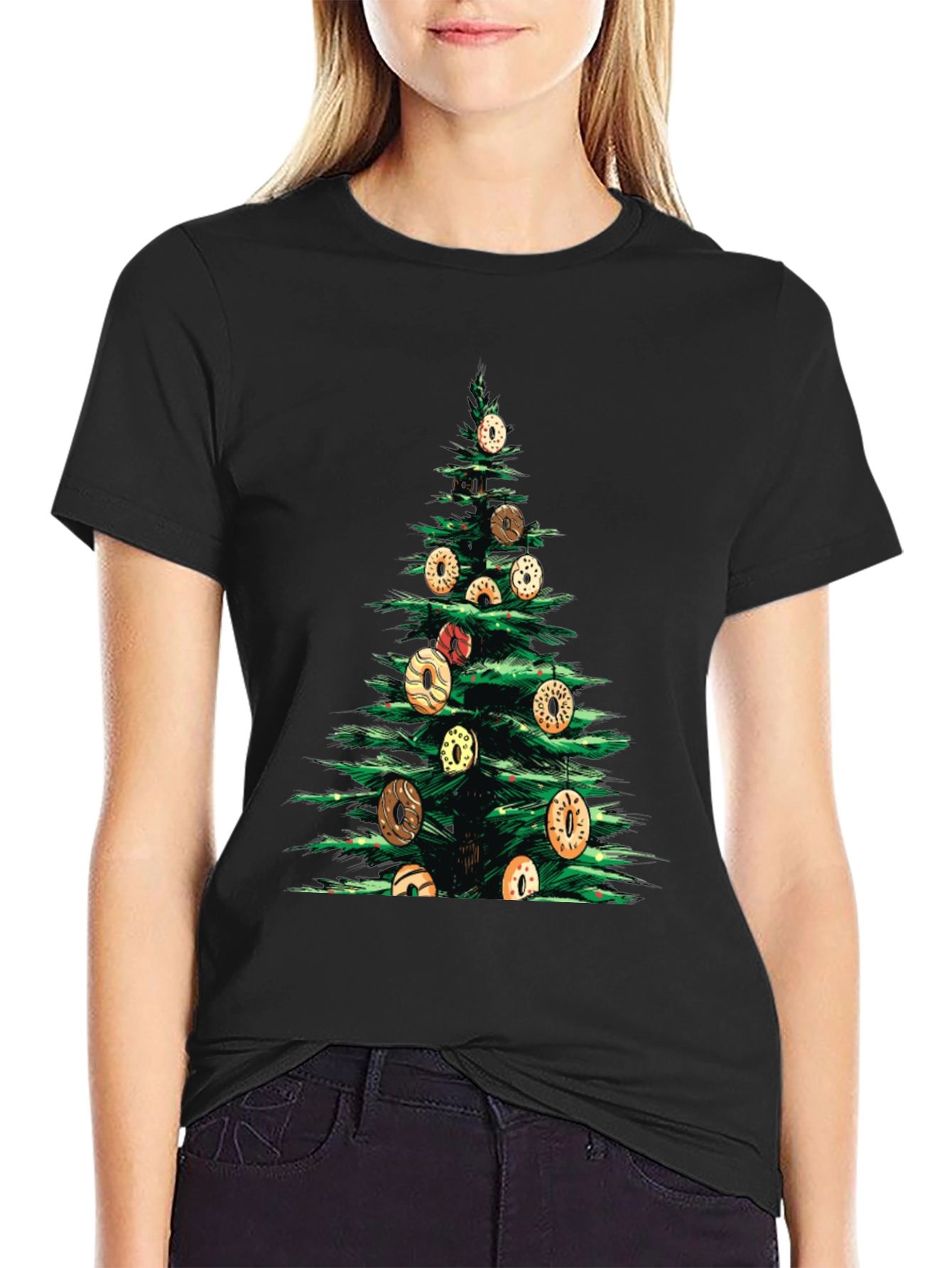 Donut Christmas Tree T-Shirt