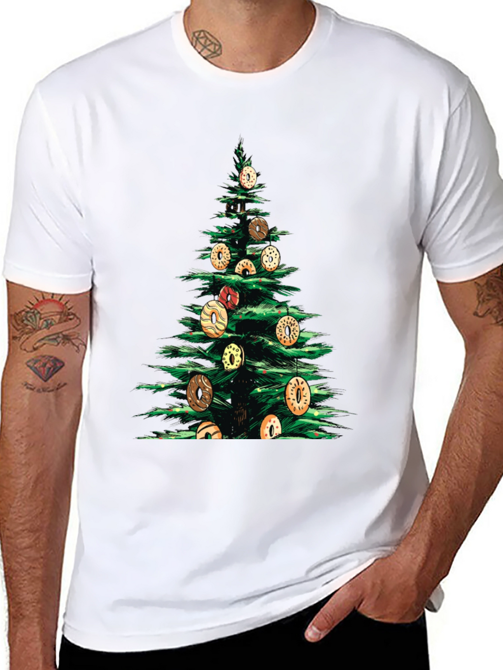 Donut Christmas Tree T-Shirt