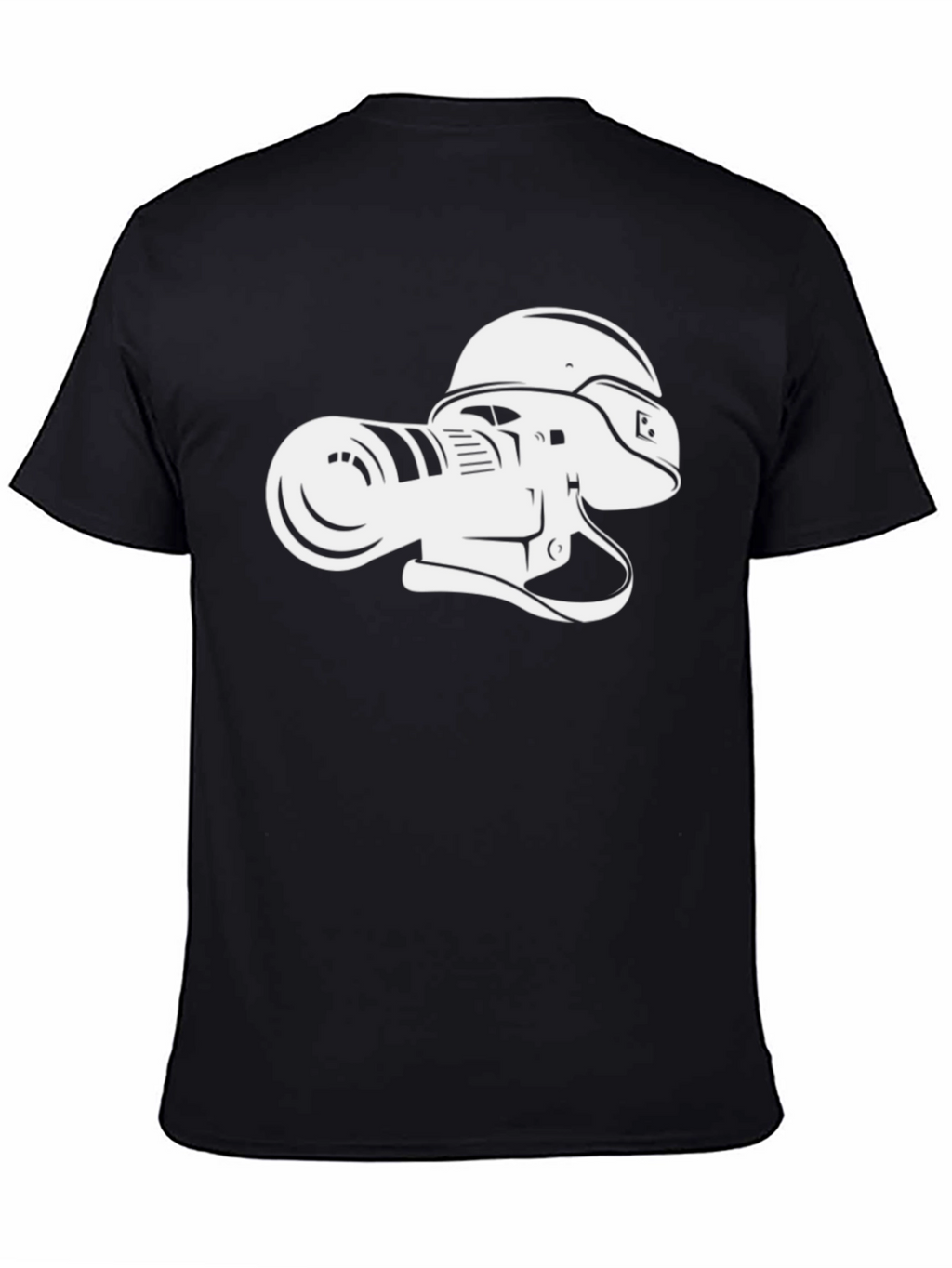 Camera Helmet Black T-Shirt