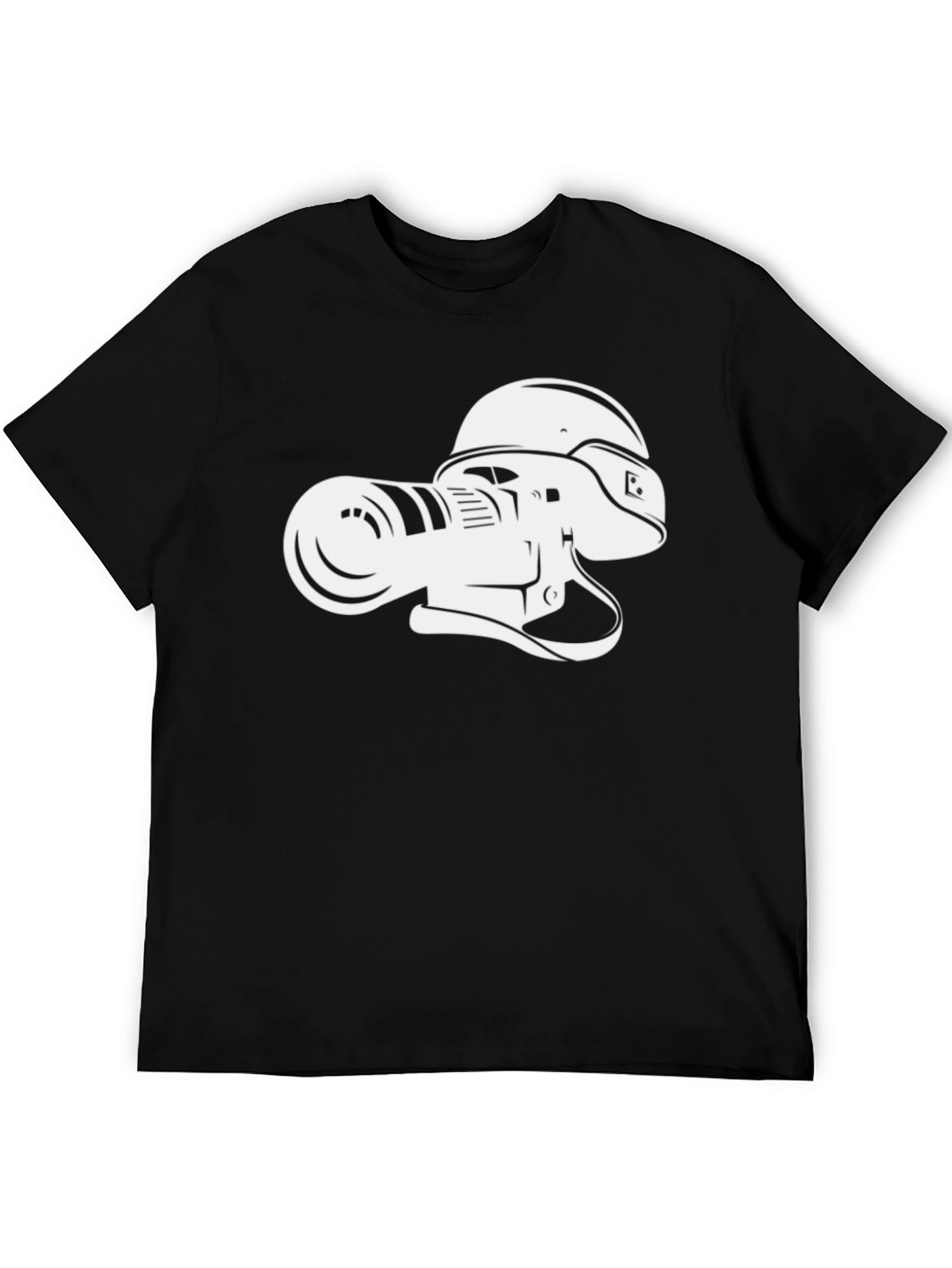 Camera Helmet Black T-Shirt