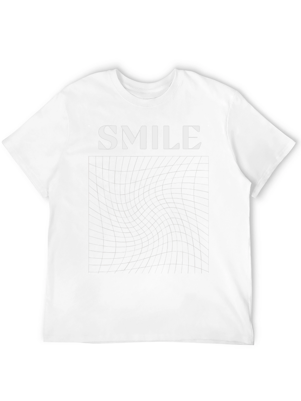 Smile Graphic Print Black T-Shirt