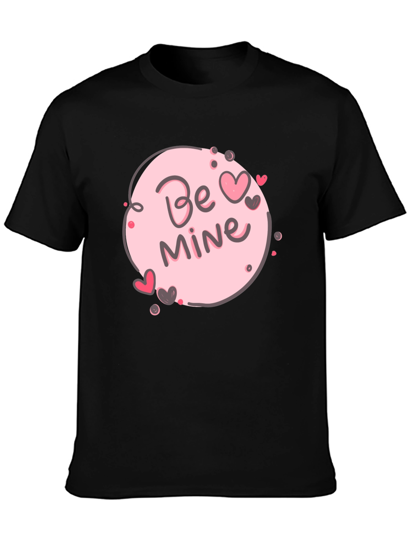 Be Mine Valentines Day T-Shirt - Cute Heart Design