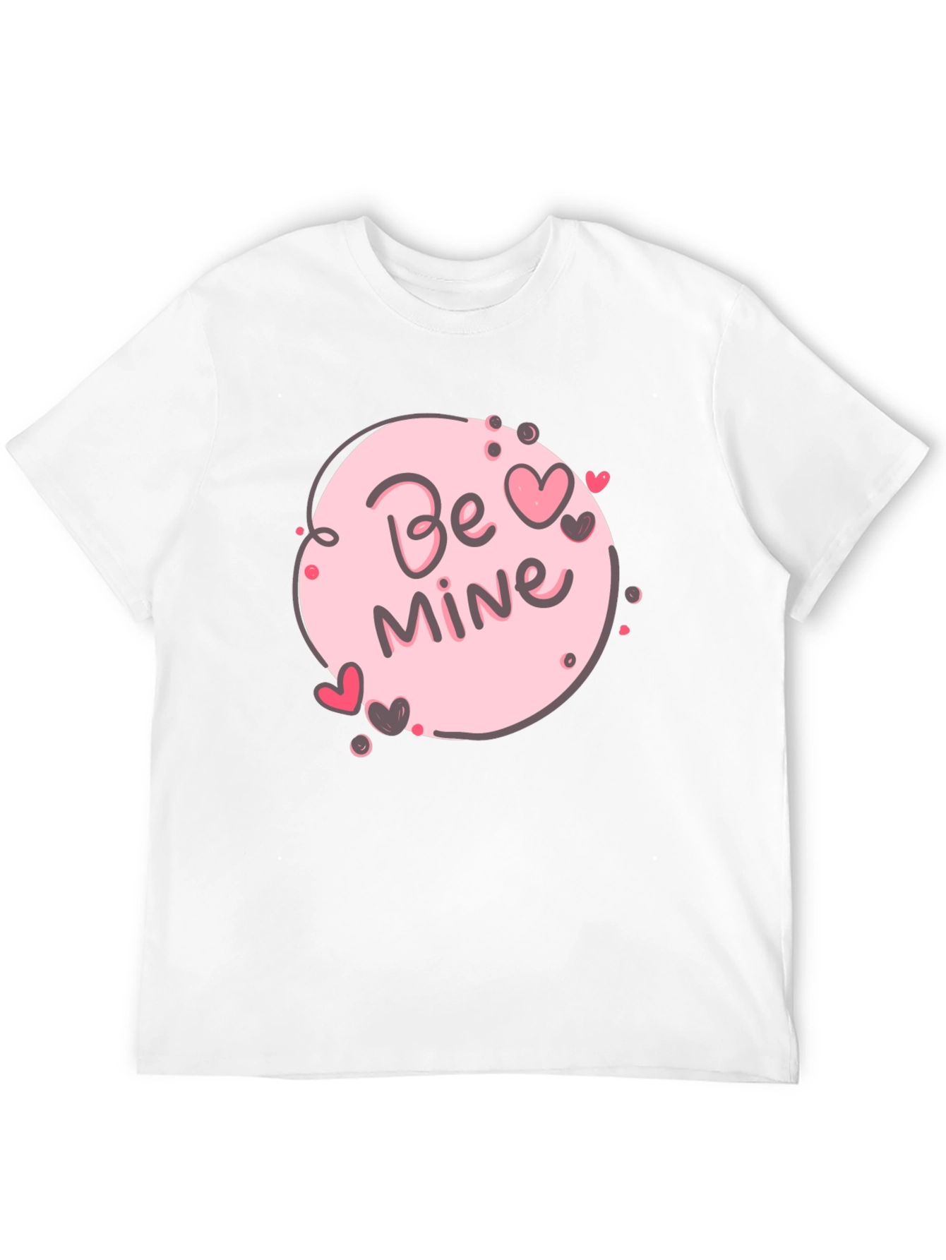 Be Mine Valentines Day T-Shirt - Cute Heart Design