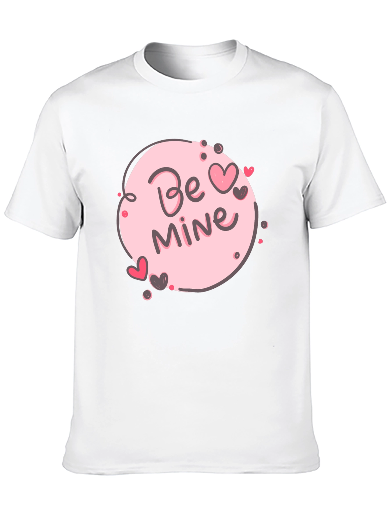 Be Mine Valentines Day T-Shirt - Cute Heart Design