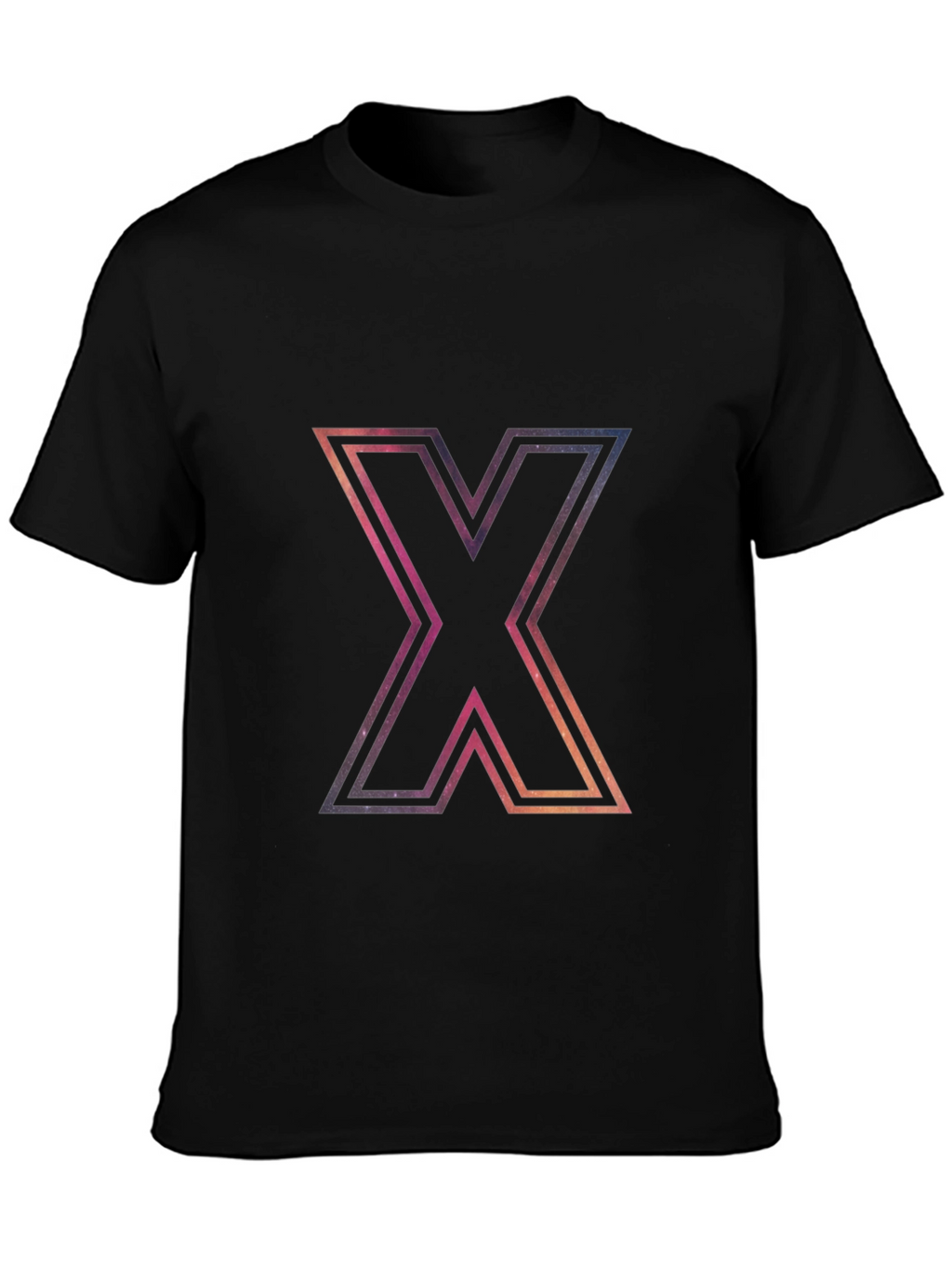 Cosmic X Graphic Black T-Shirt