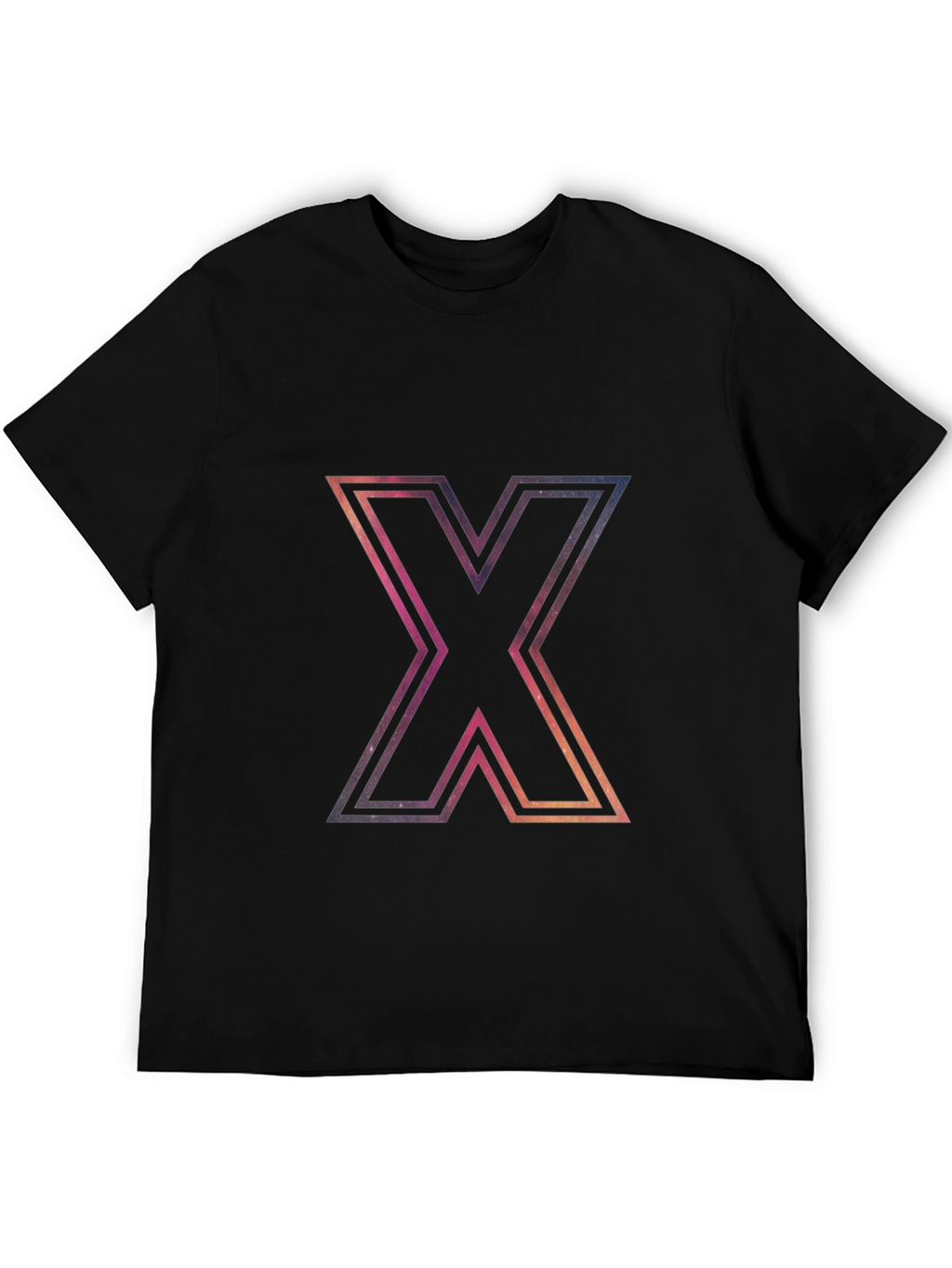 Cosmic X Graphic Black T-Shirt