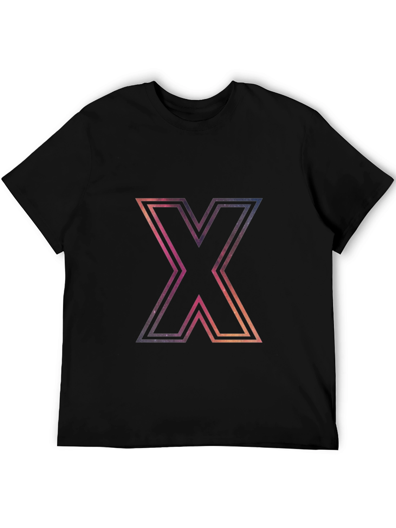 Cosmic X Graphic Black T-Shirt