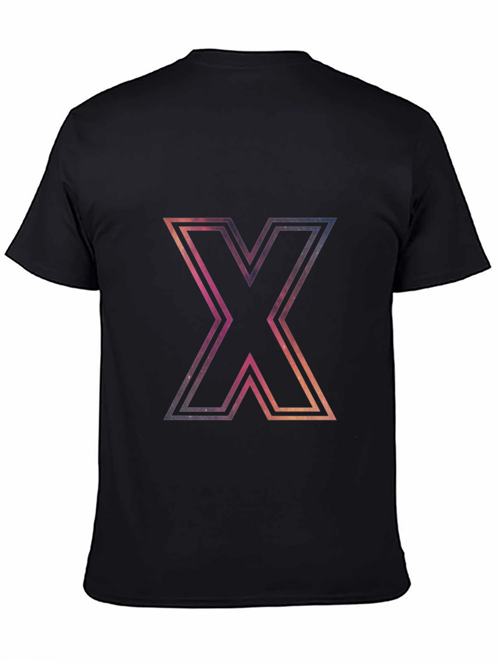 Cosmic X Graphic Black T-Shirt
