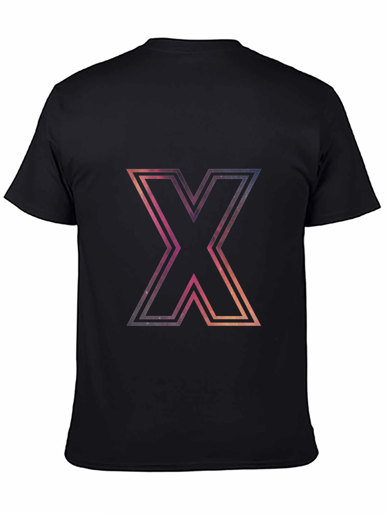 Cosmic X Graphic Black T-Shirt