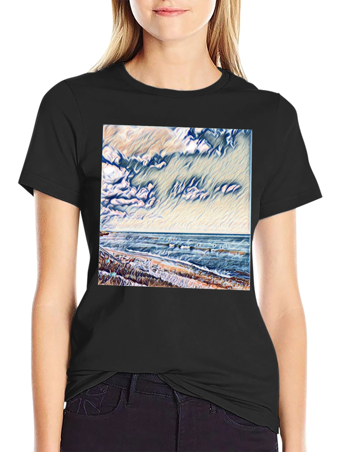 Ocean Scene Graphic Tee