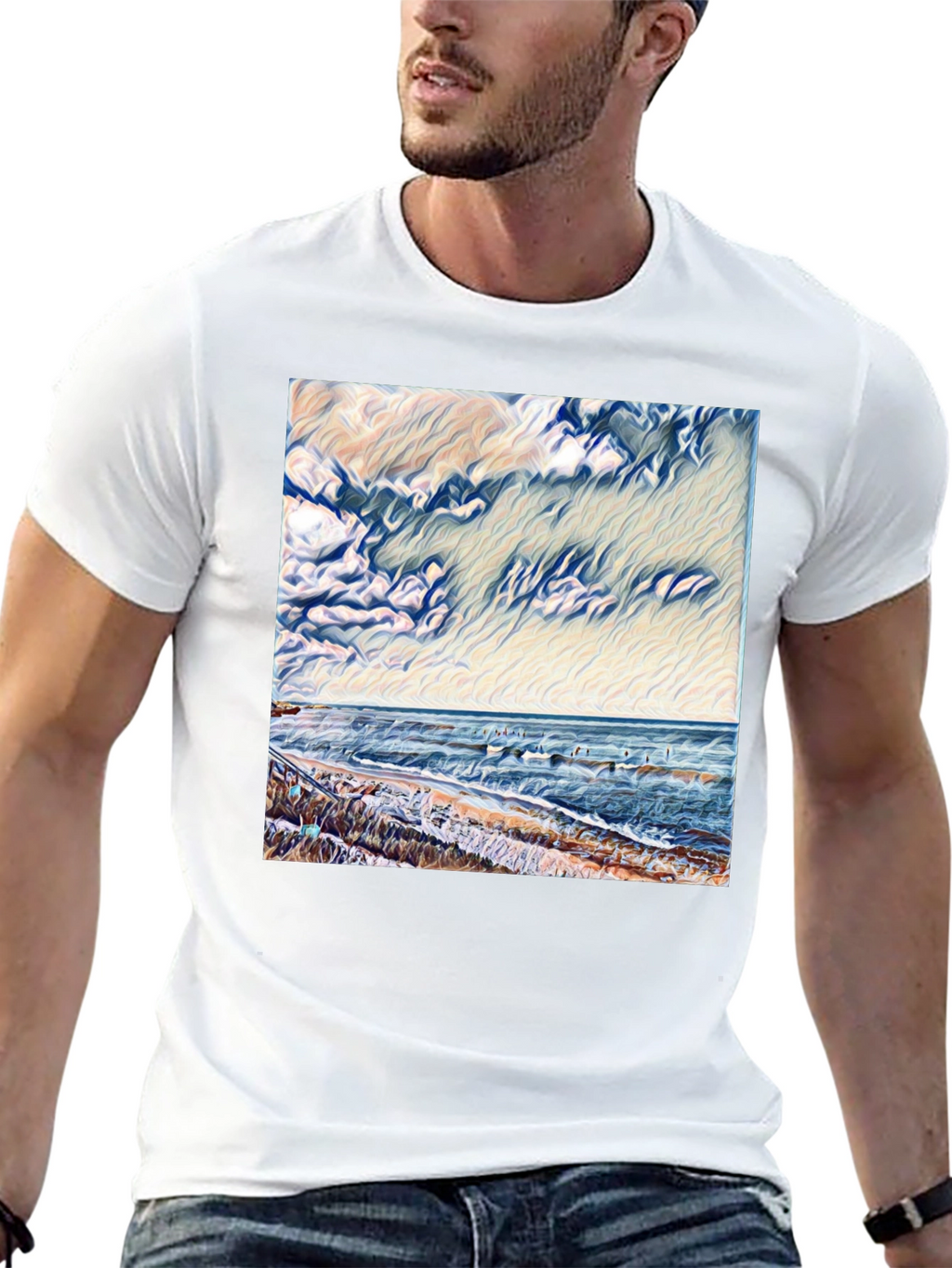 Ocean Scene Graphic Tee