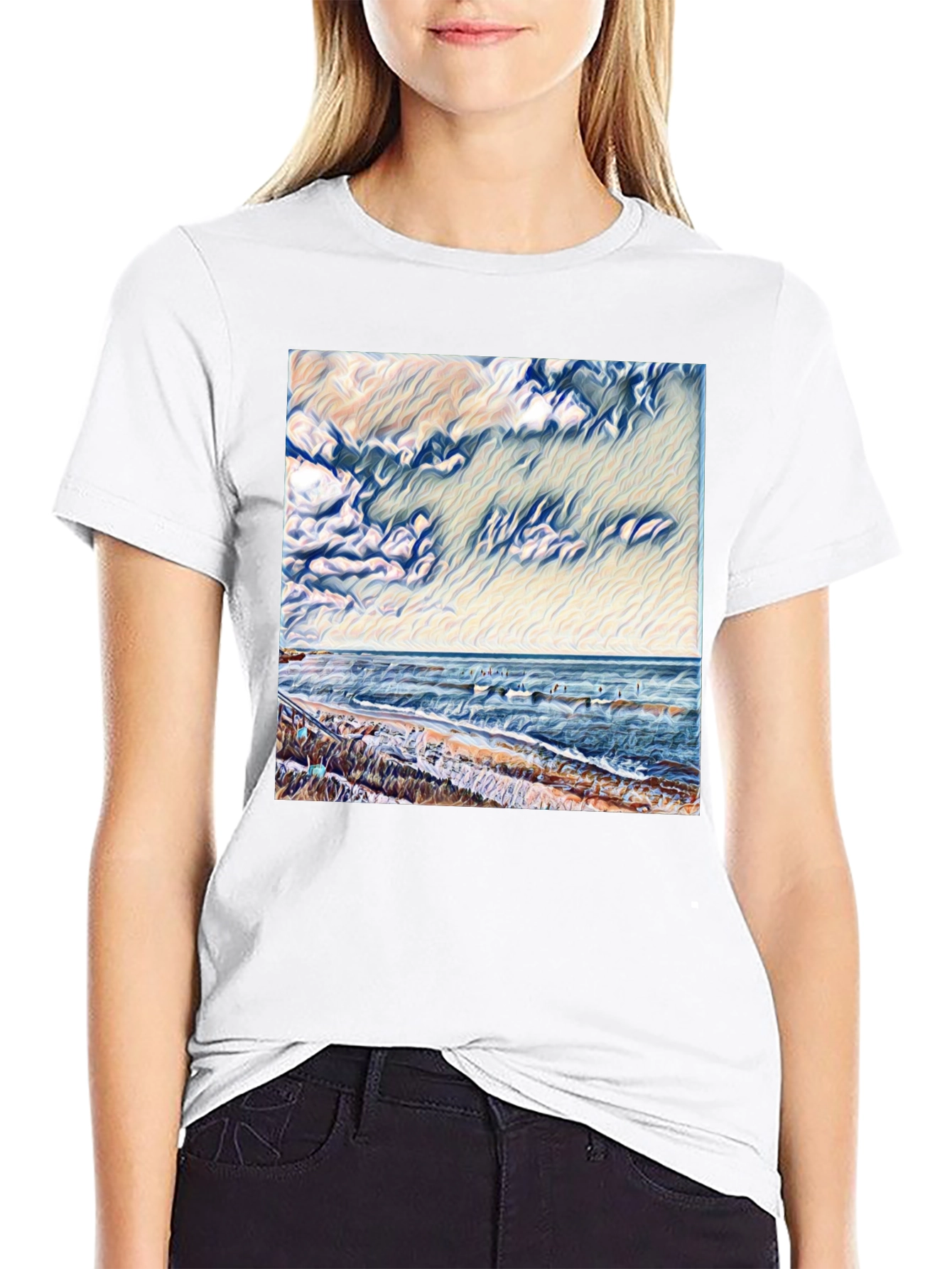 Ocean Scene Graphic Tee