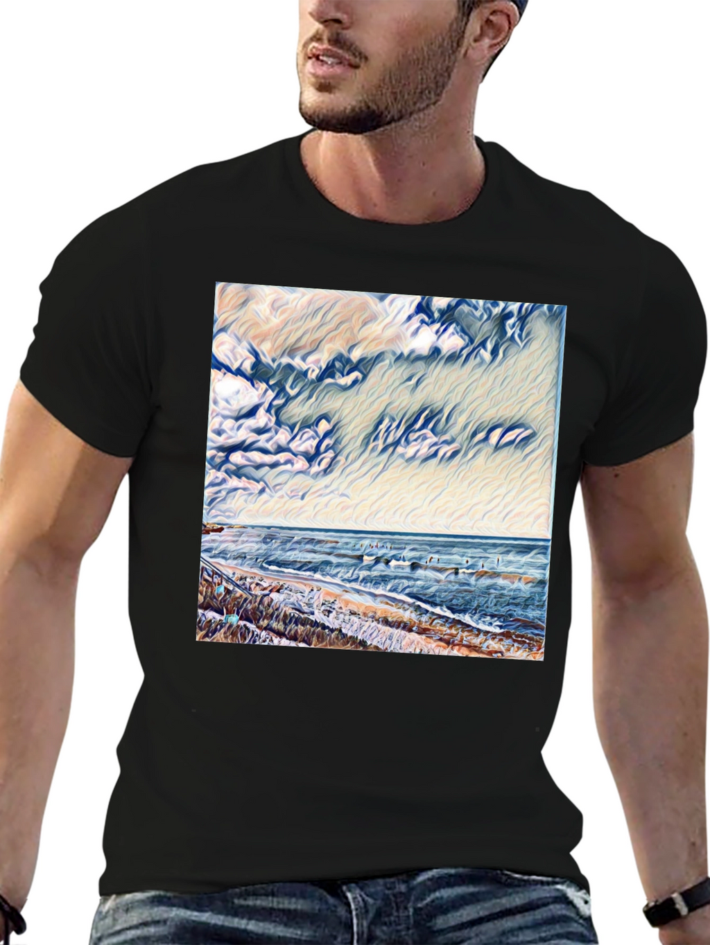 Ocean Scene Graphic Tee