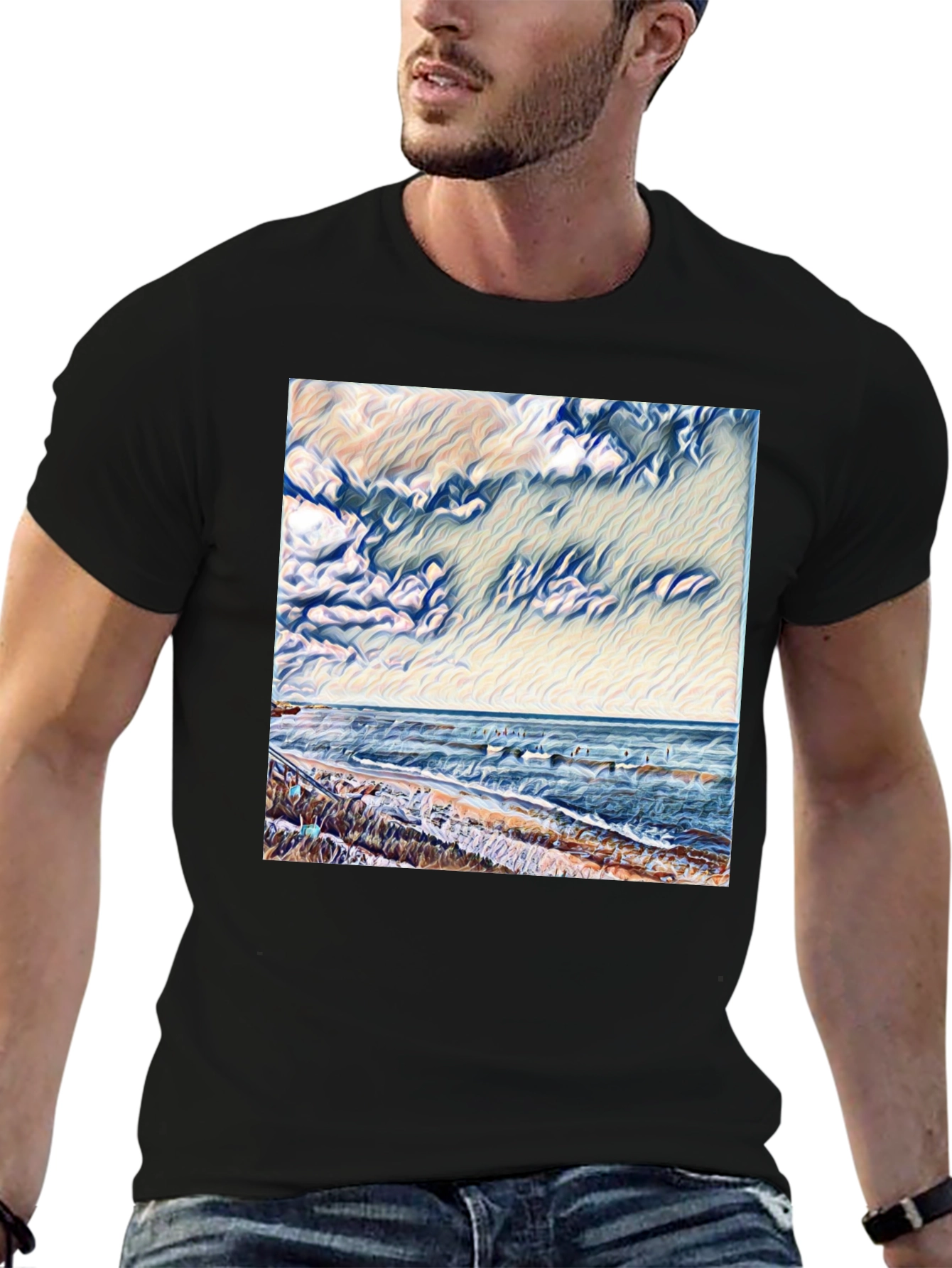 Ocean Scene Graphic Tee